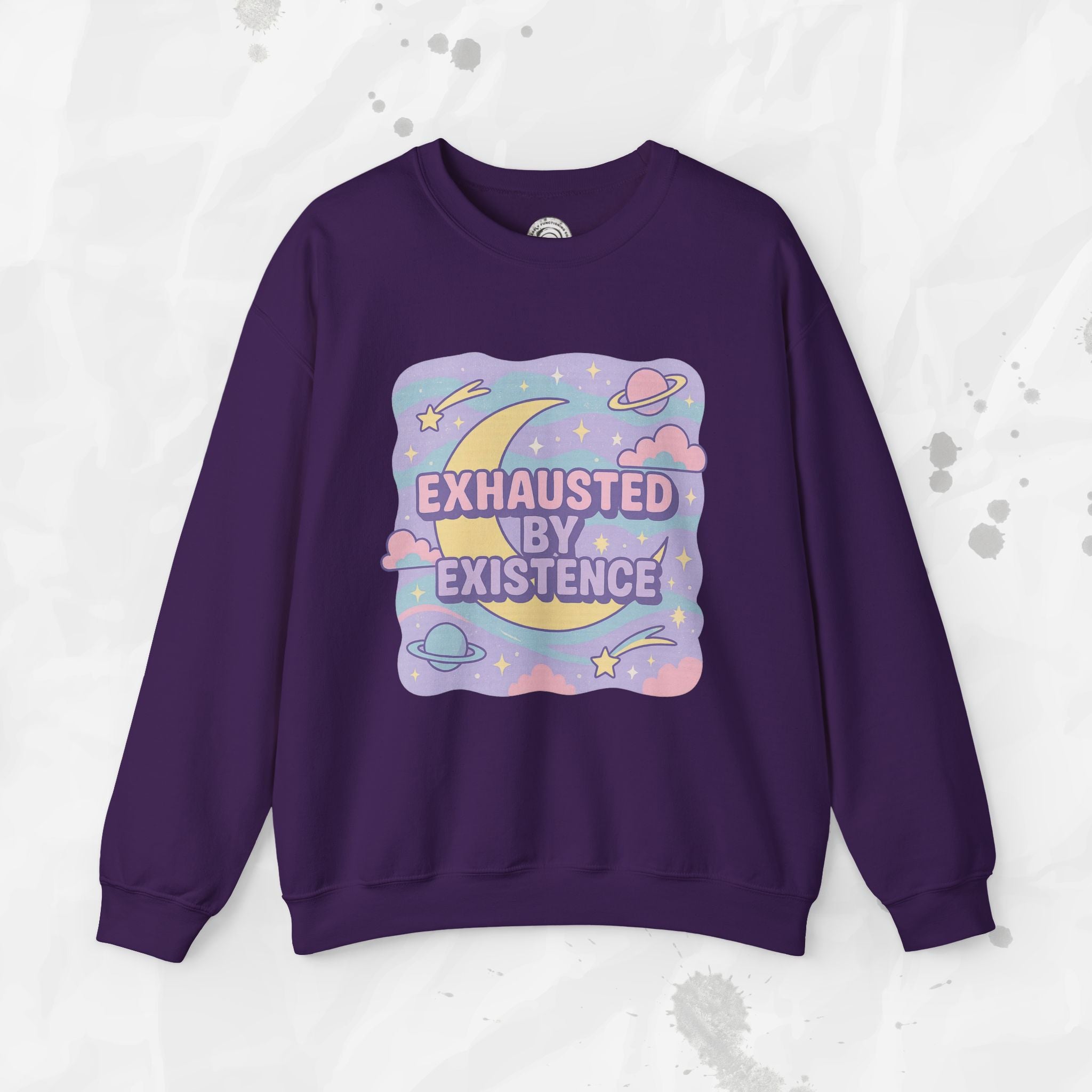 Exhausted by Existence - Crewneck Sweatshirt