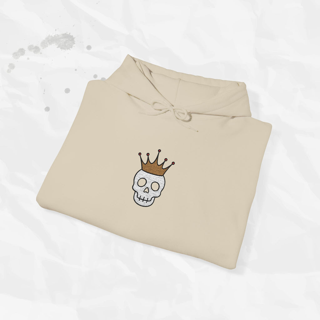 Crown Skull - Embroidered Hoodie