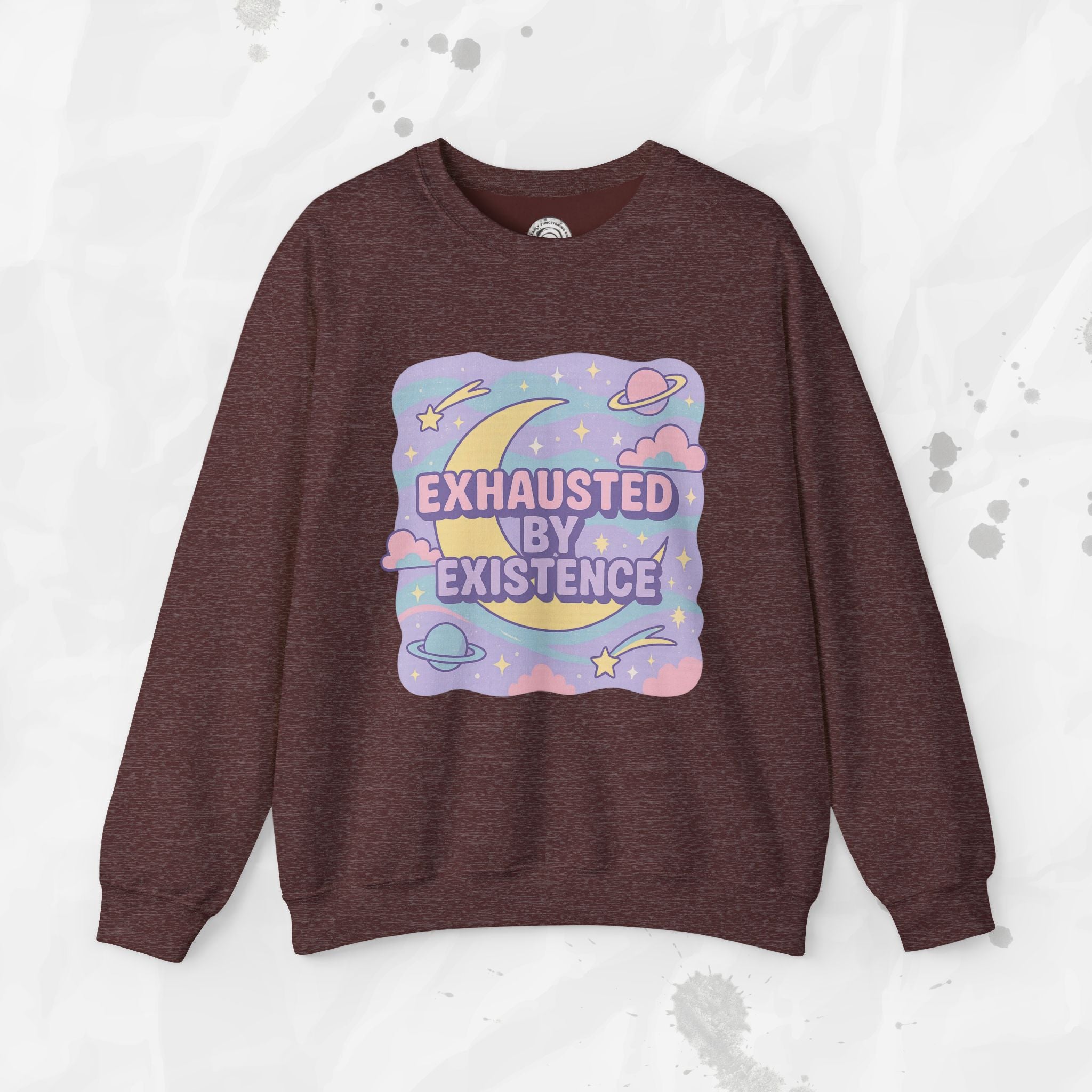 Exhausted by Existence - Crewneck Sweatshirt