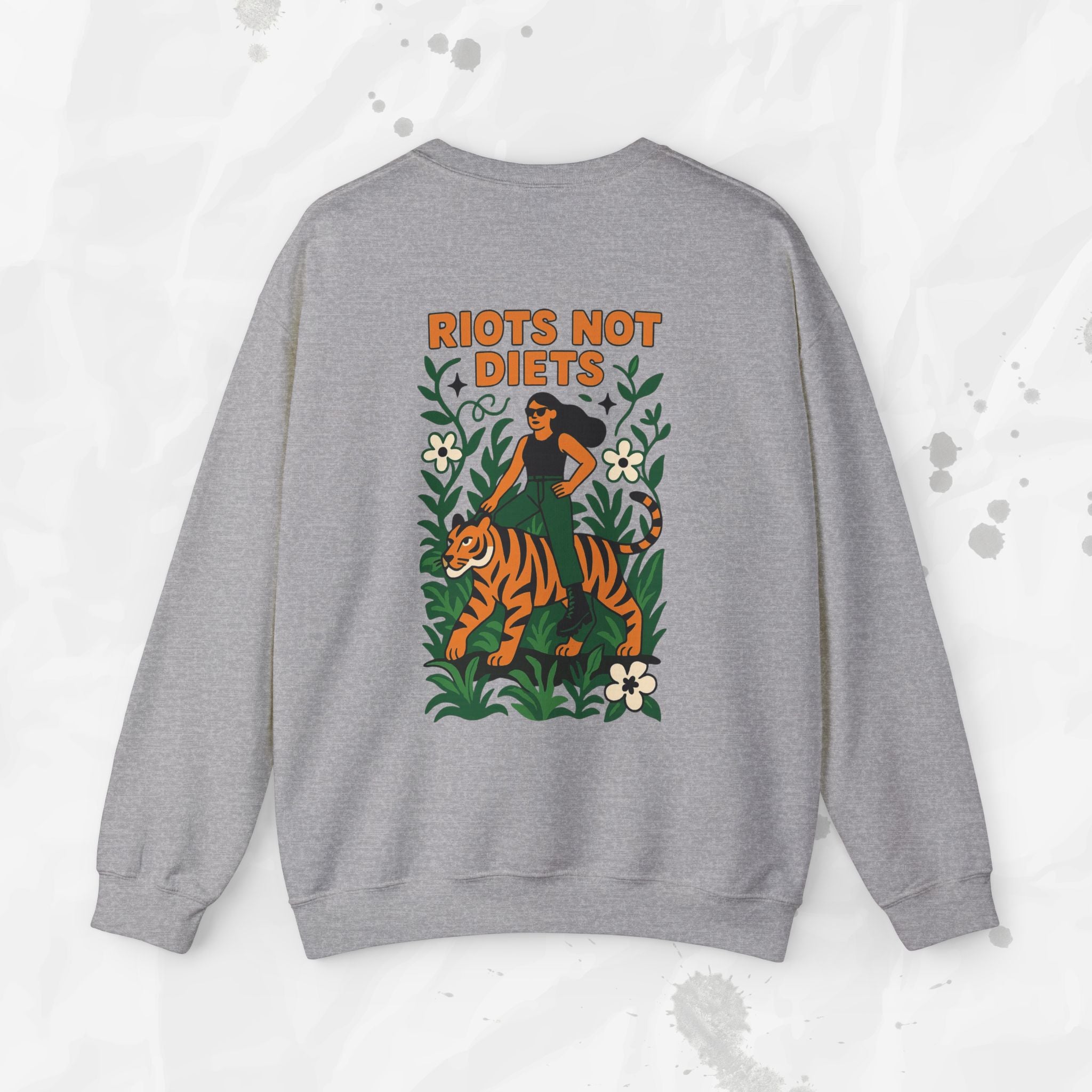 Riots Not Diets - Crewneck Sweatshirt