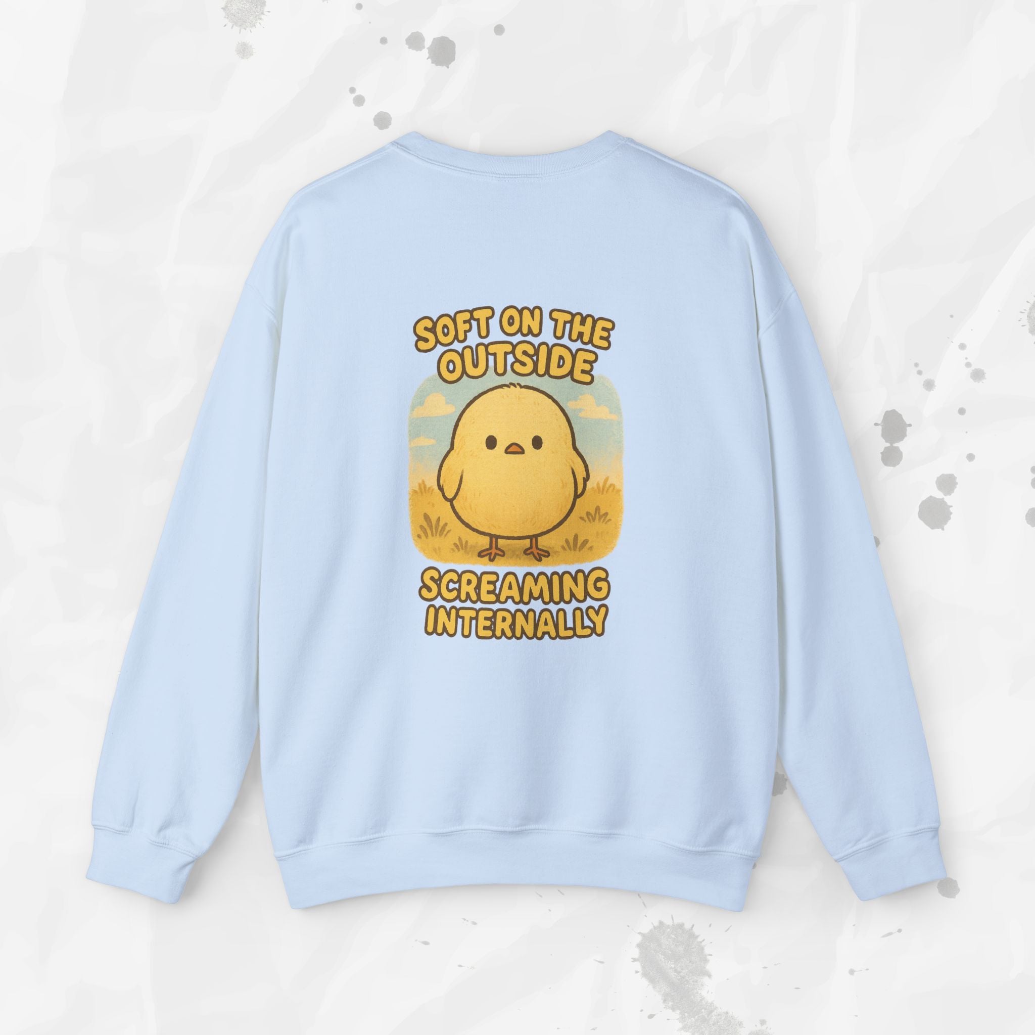 Soft on the Outside Screaming Internally - Crewneck Sweatshirt