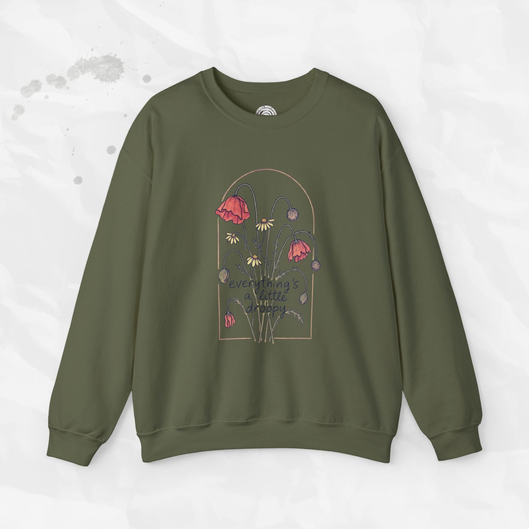 Everythings a Little Droopy - Crewneck Sweatshirt