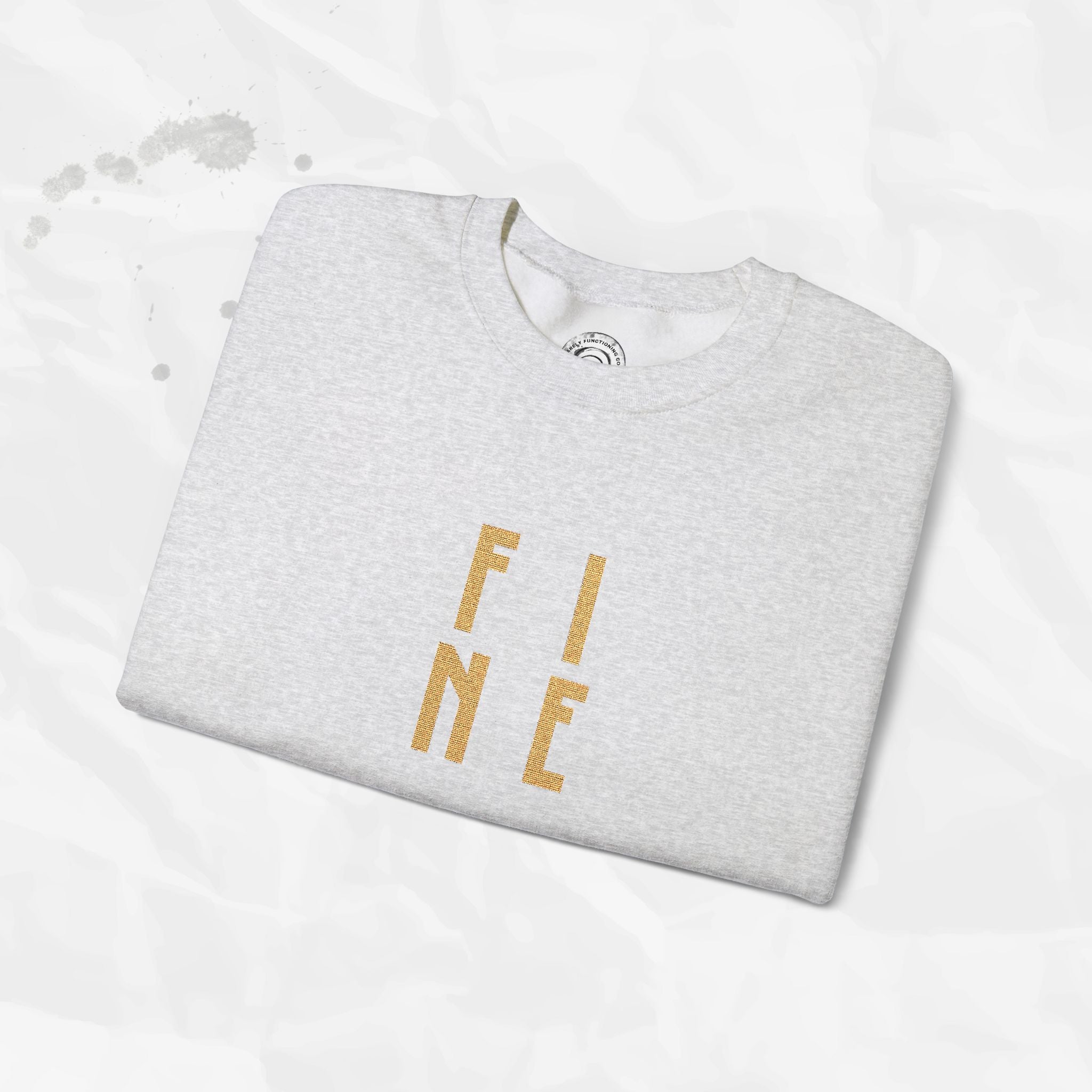 FINE – Embroidered Crewneck Sweatshirt
