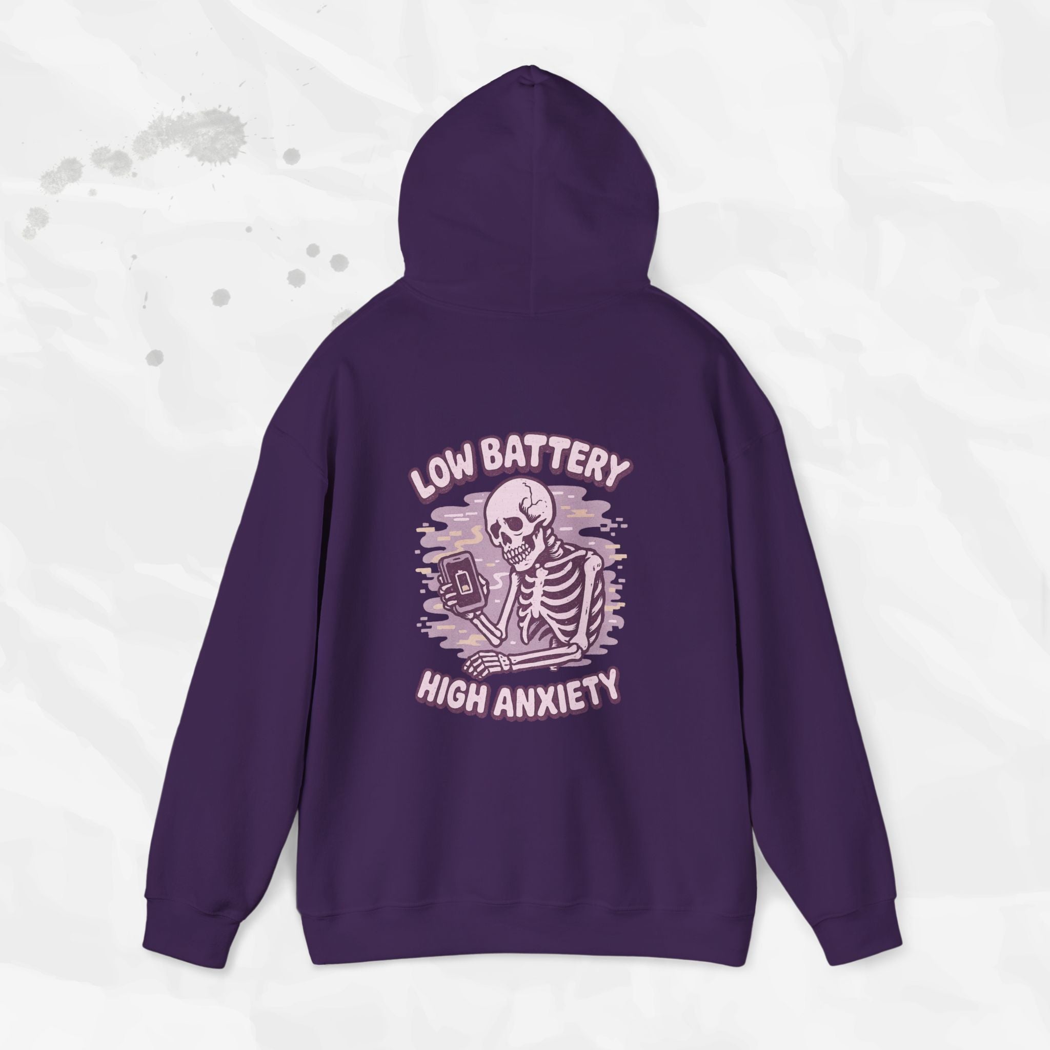 Low Battery, High Anxiety - Hoodie