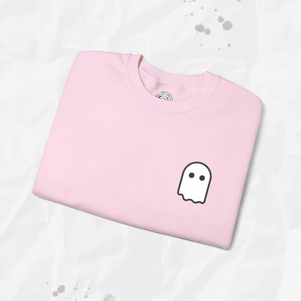Sweat-shirt à col rond brodé Ghost Icon –