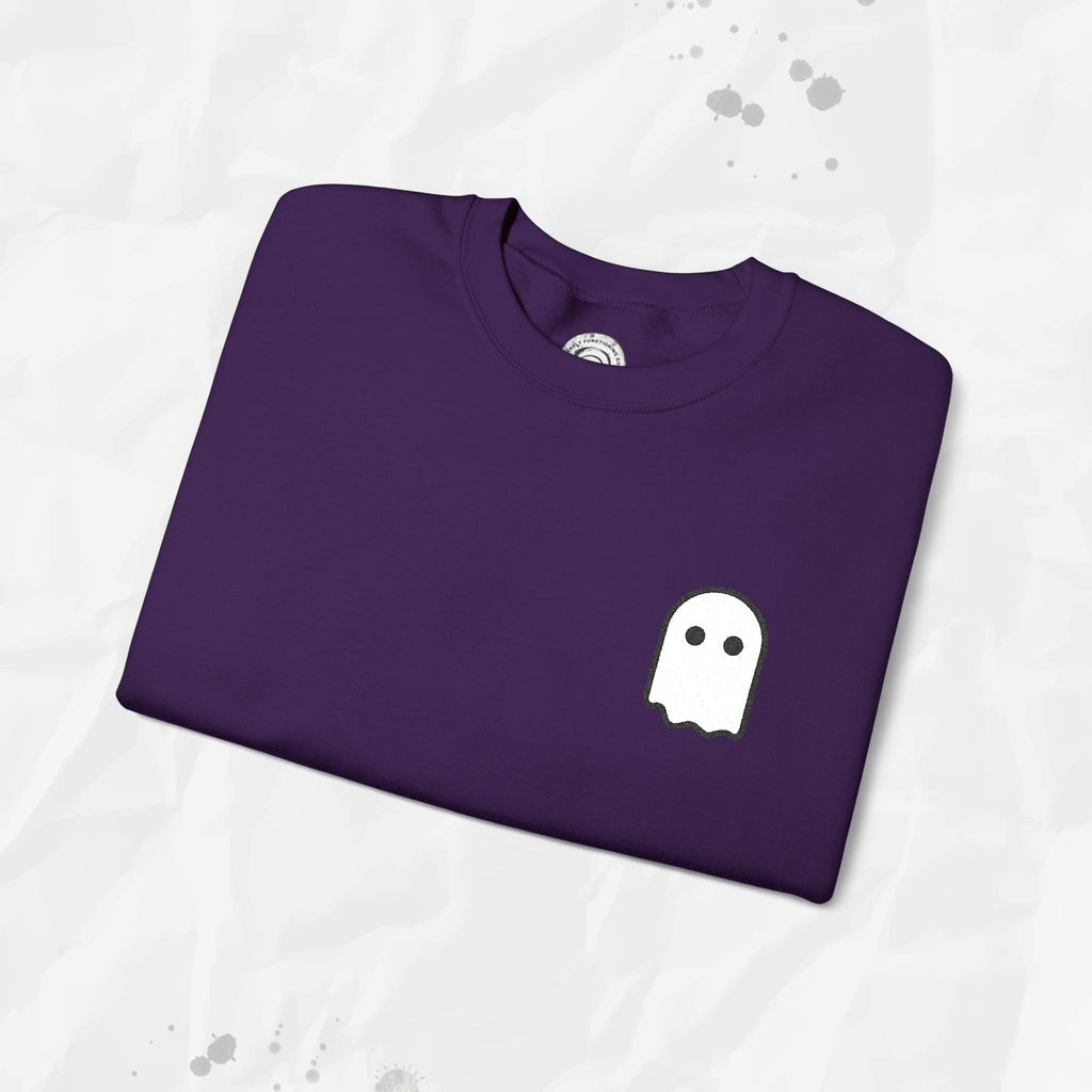 Sweat-shirt à col rond brodé Ghost Icon –
