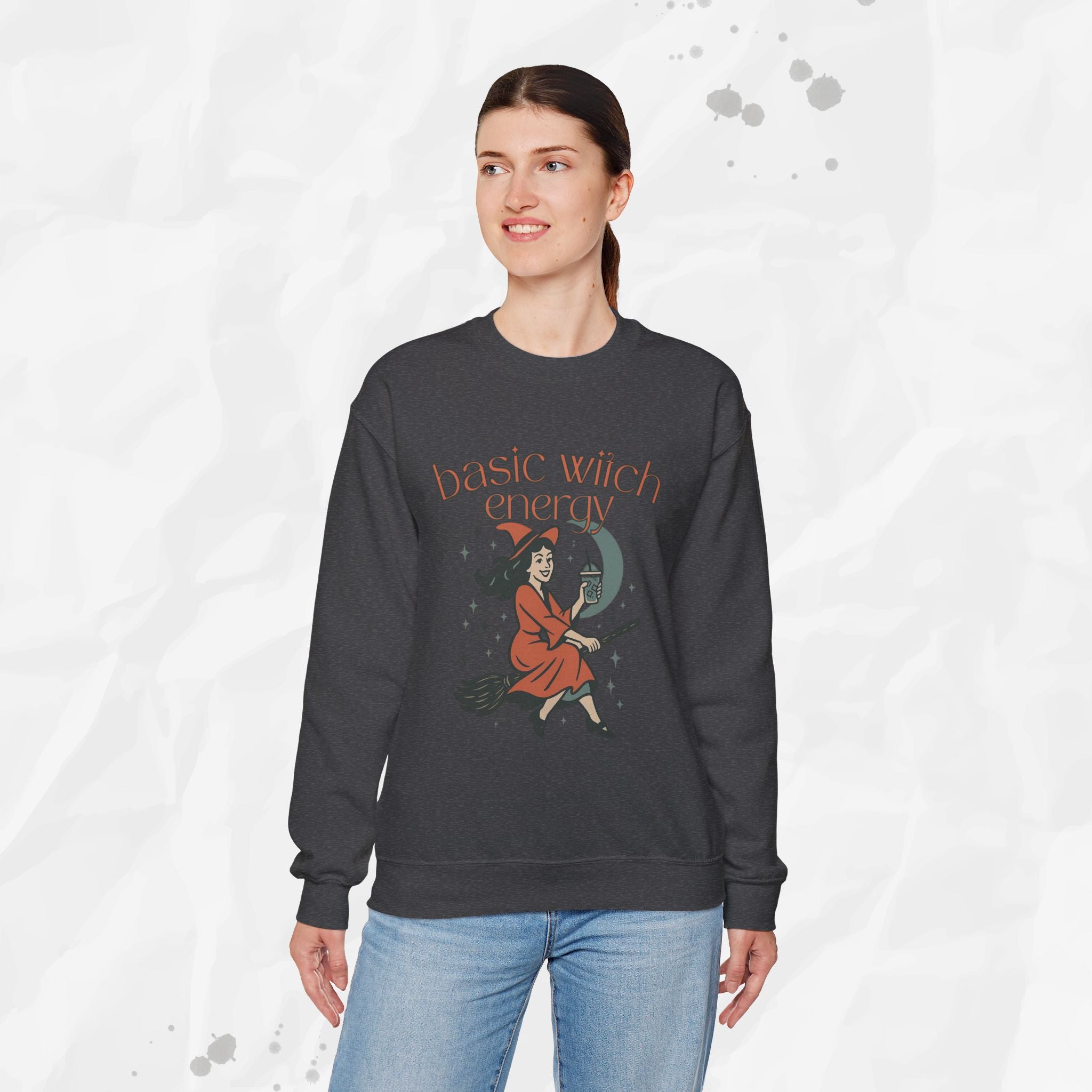 Basic Witch Energy - Crewneck Sweatshirt