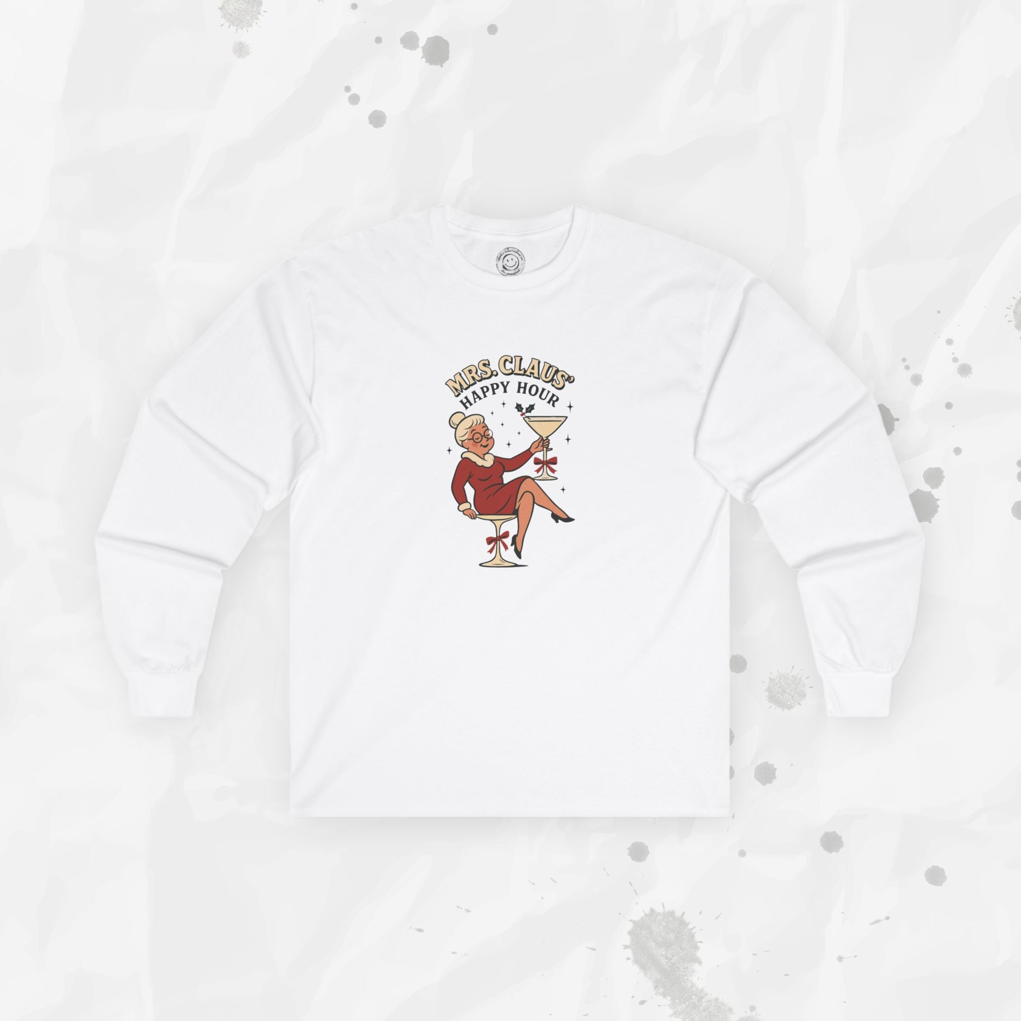 Mrs. Claus Happy Hour – Long Sleeve Shirt