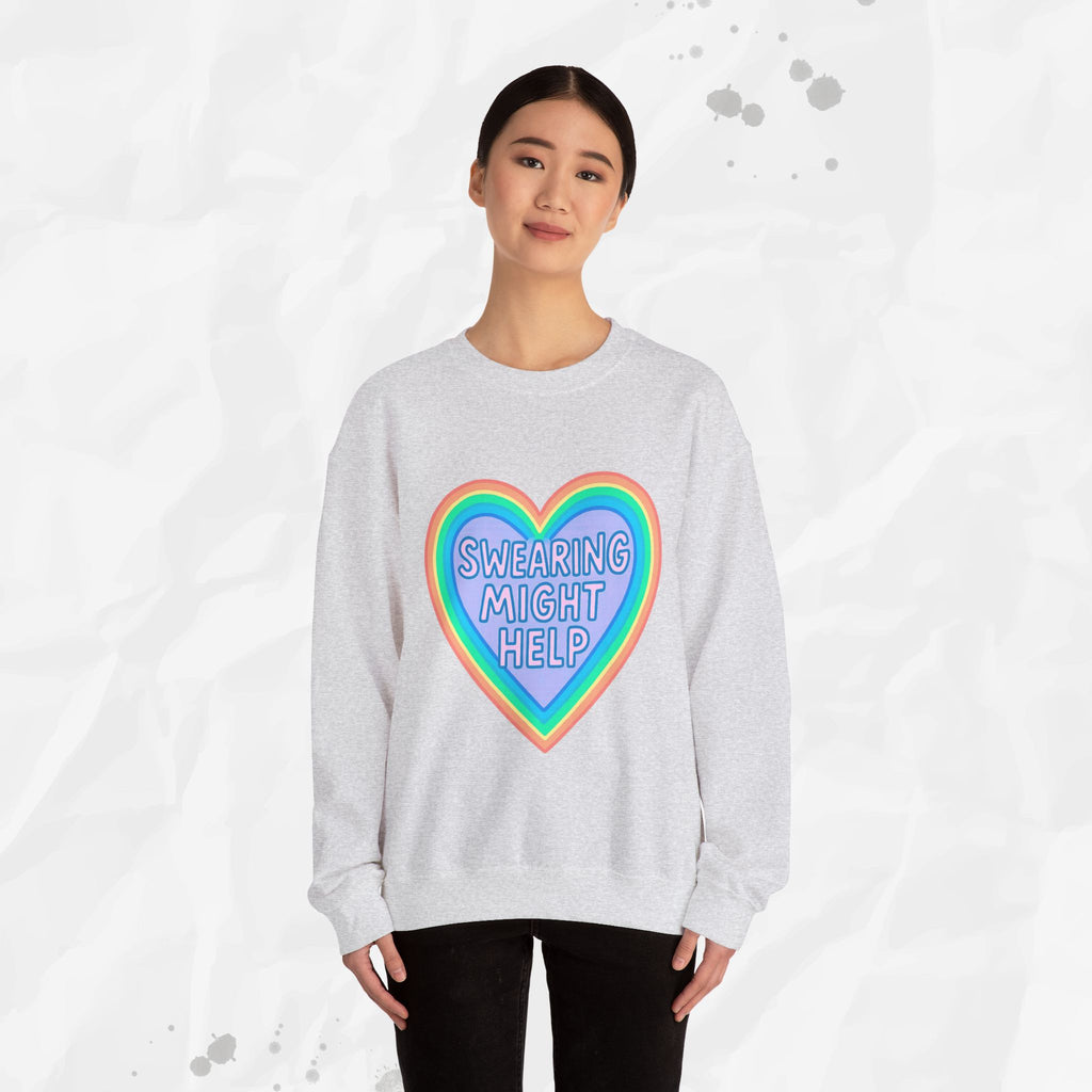 Swearing Might Help – Crewneck Sweatshirt
