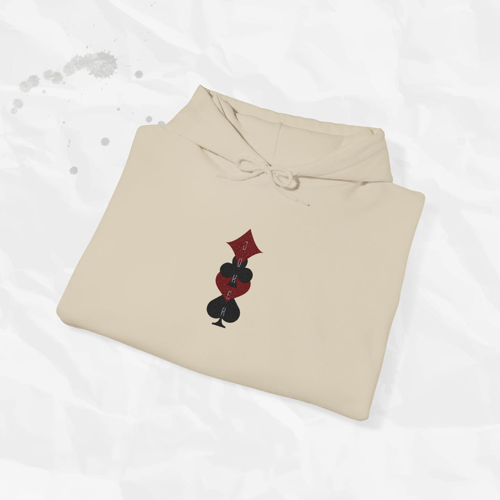 Sweat à capuche brodé Joker