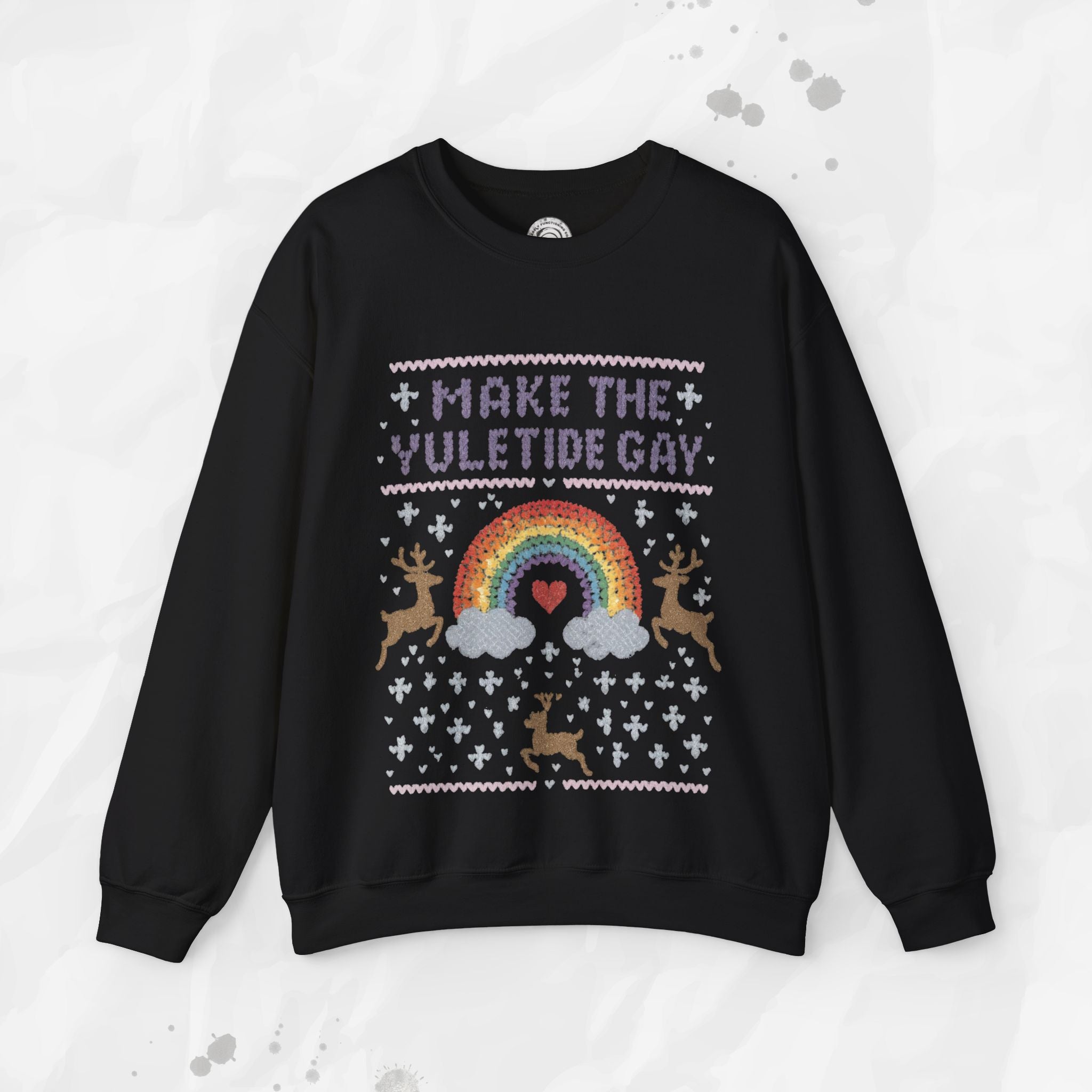 Make the Yuletide Gay – Crewneck Sweatshirt