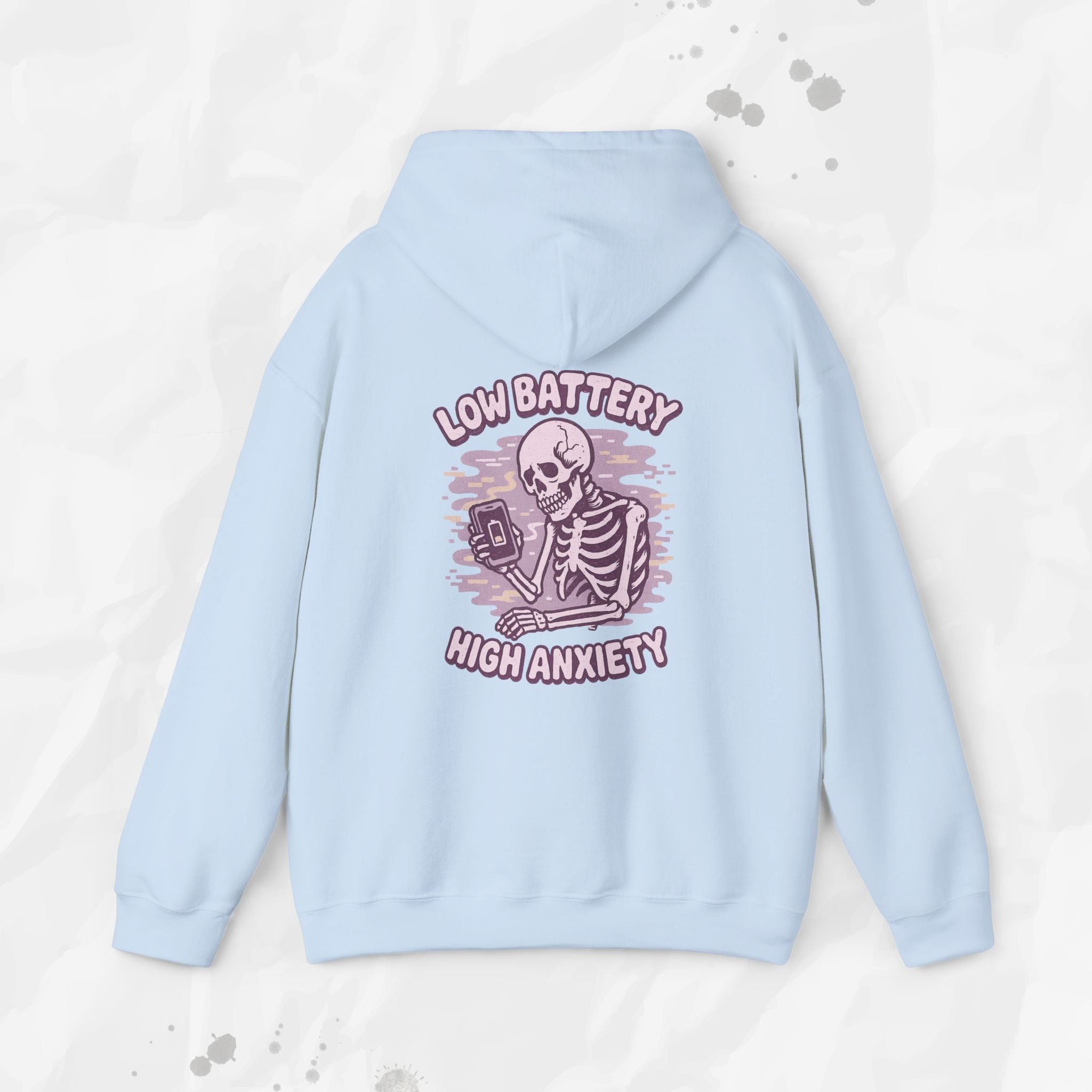 Low Battery, High Anxiety - Hoodie