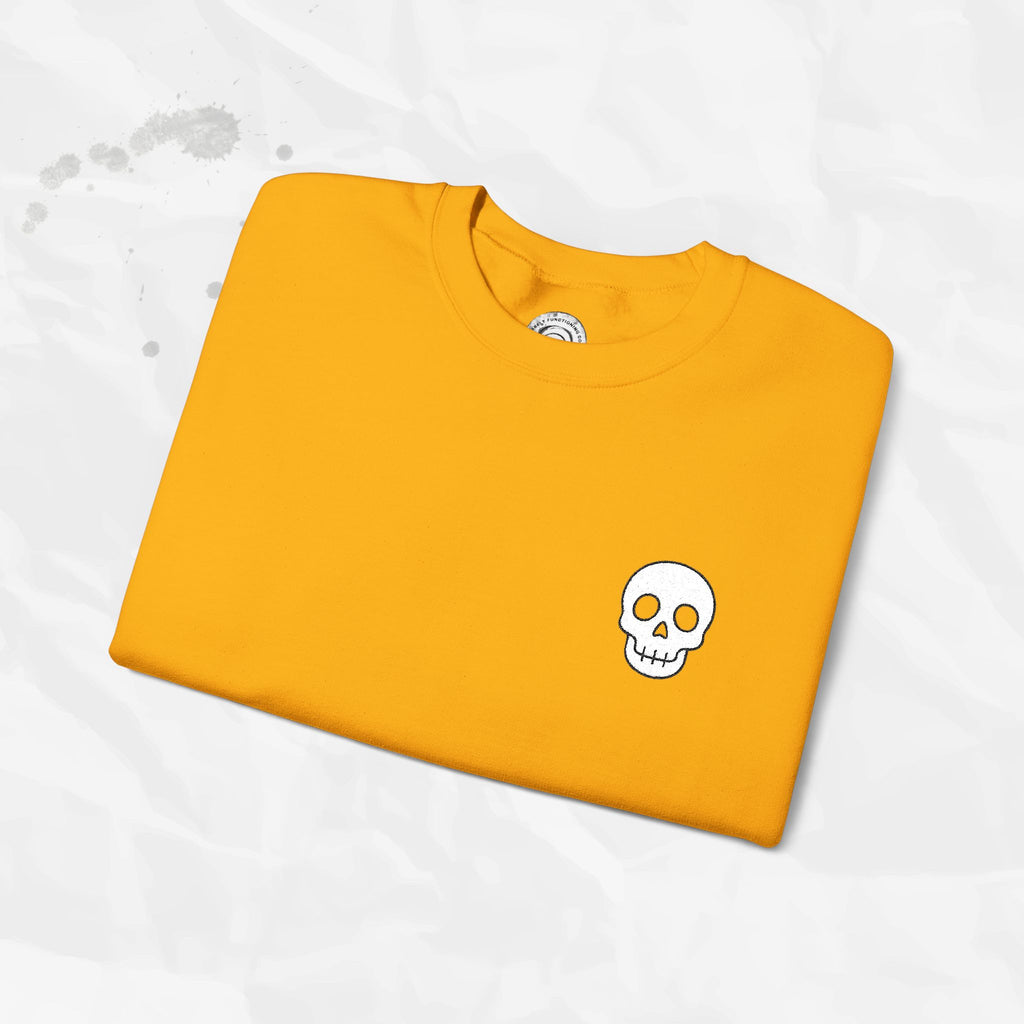 Skull Icon – Embroidered Crewneck Sweatshirt