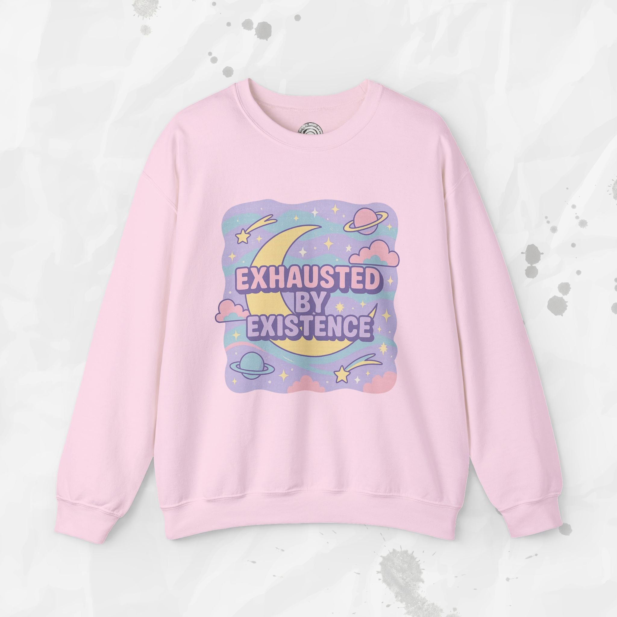 Exhausted by Existence - Crewneck Sweatshirt
