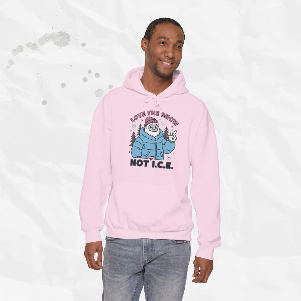 Love the Snow, Not I.C.E. – Hoodie