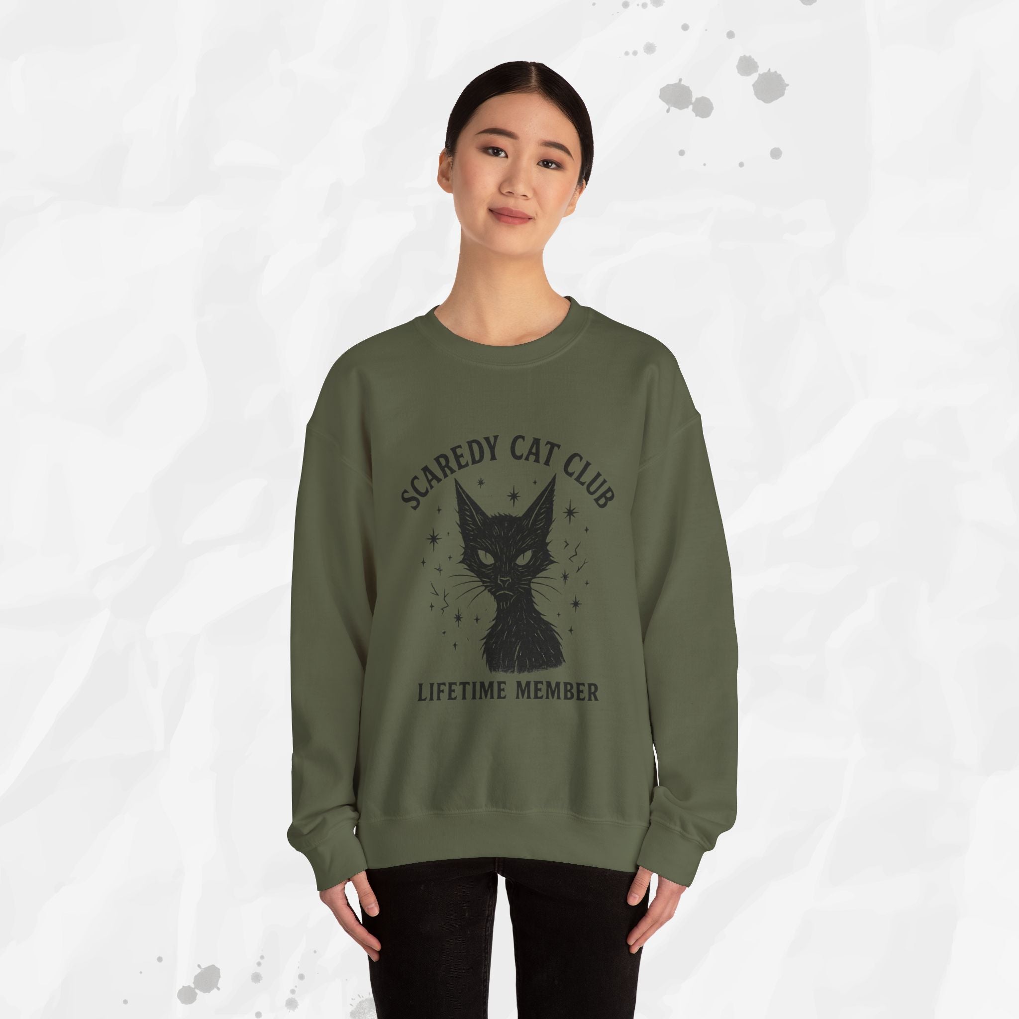 Scaredy Cat Club - Crewneck Sweatshirt