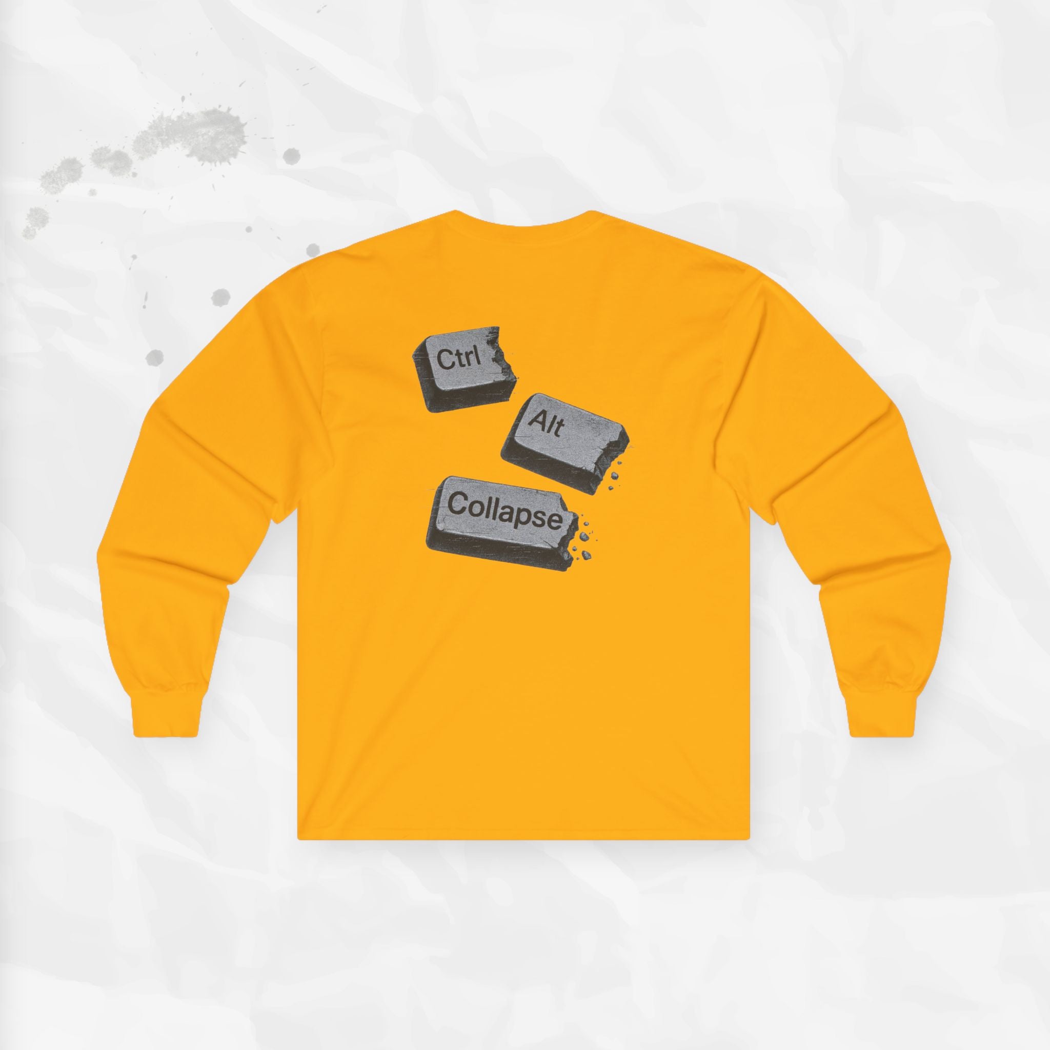 Ctrl Alt Collapse - Long Sleeve T-Shirt