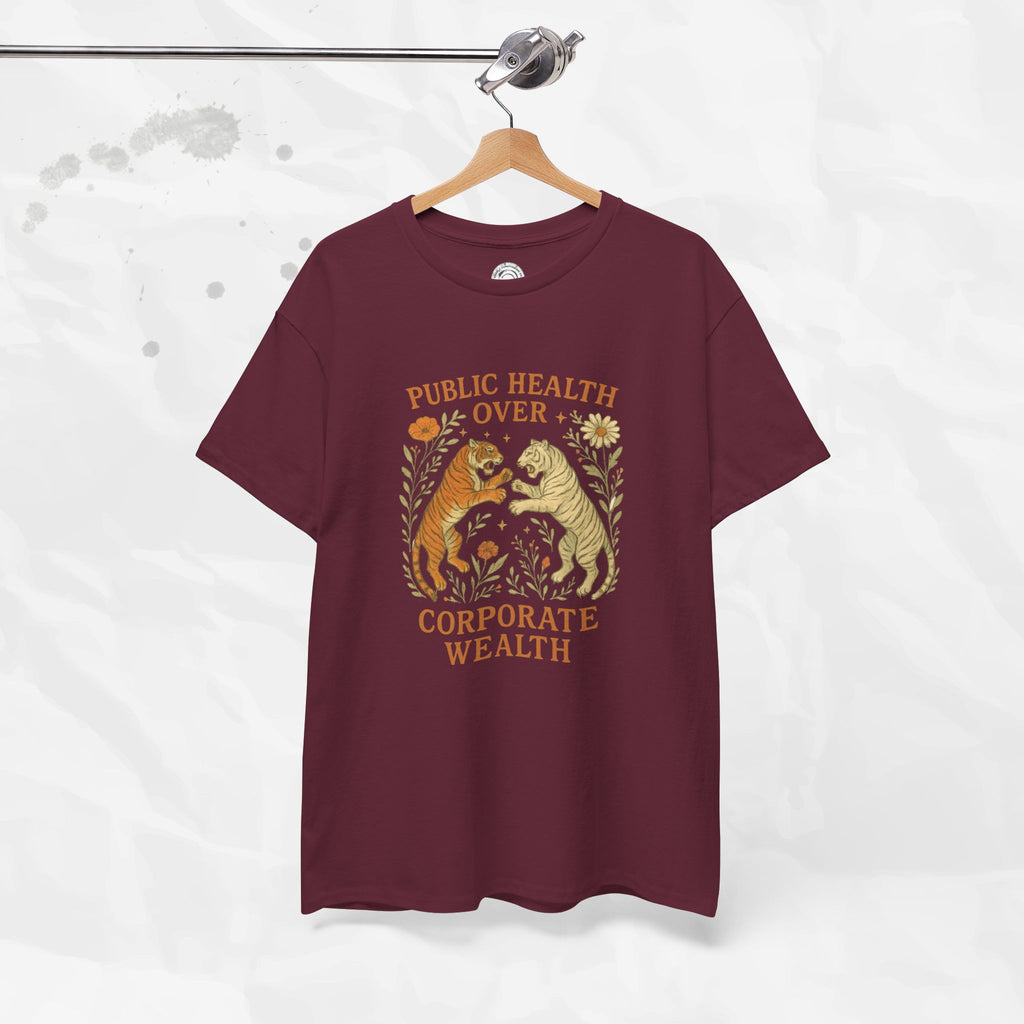 Public Health Over Corporate Wealth - T-Shirt