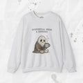 Sudadera con cuello redondo "Existential Dread &amp; Espresso"