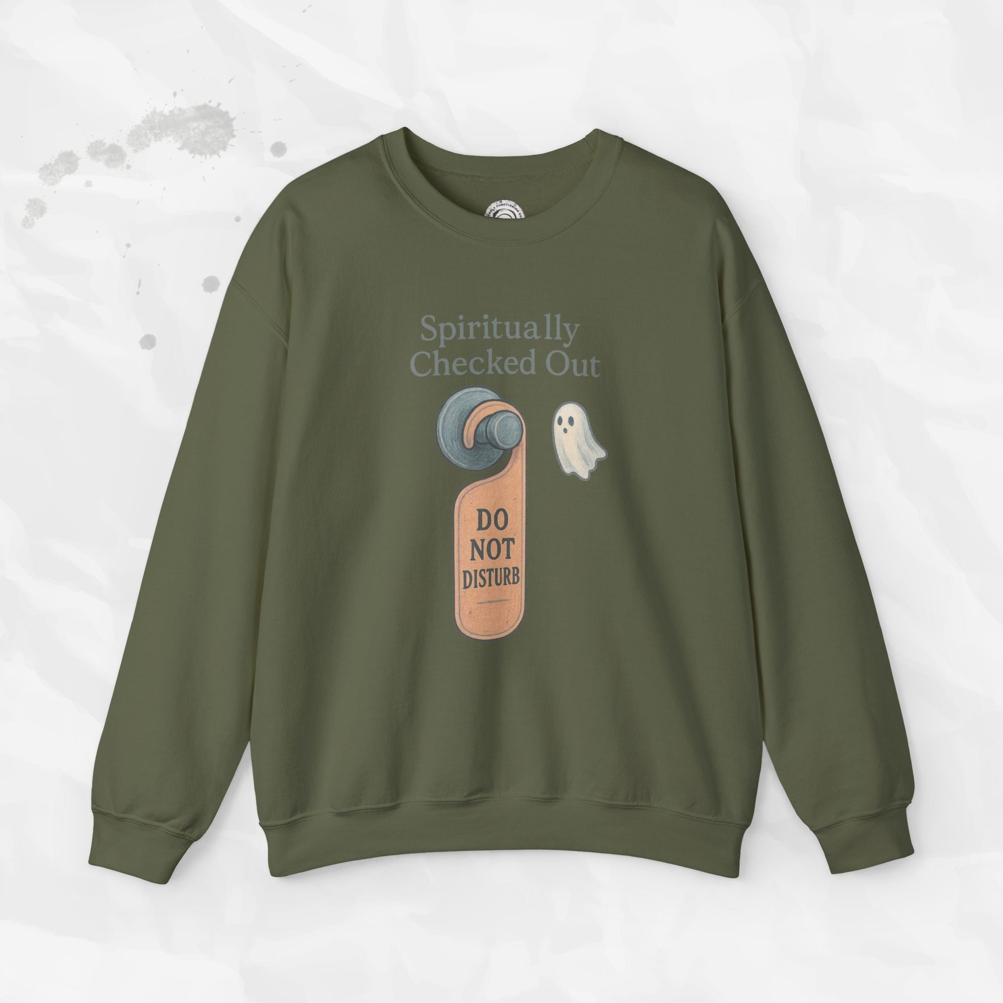 Spiritually Checked Out - Crewneck Sweatshirt