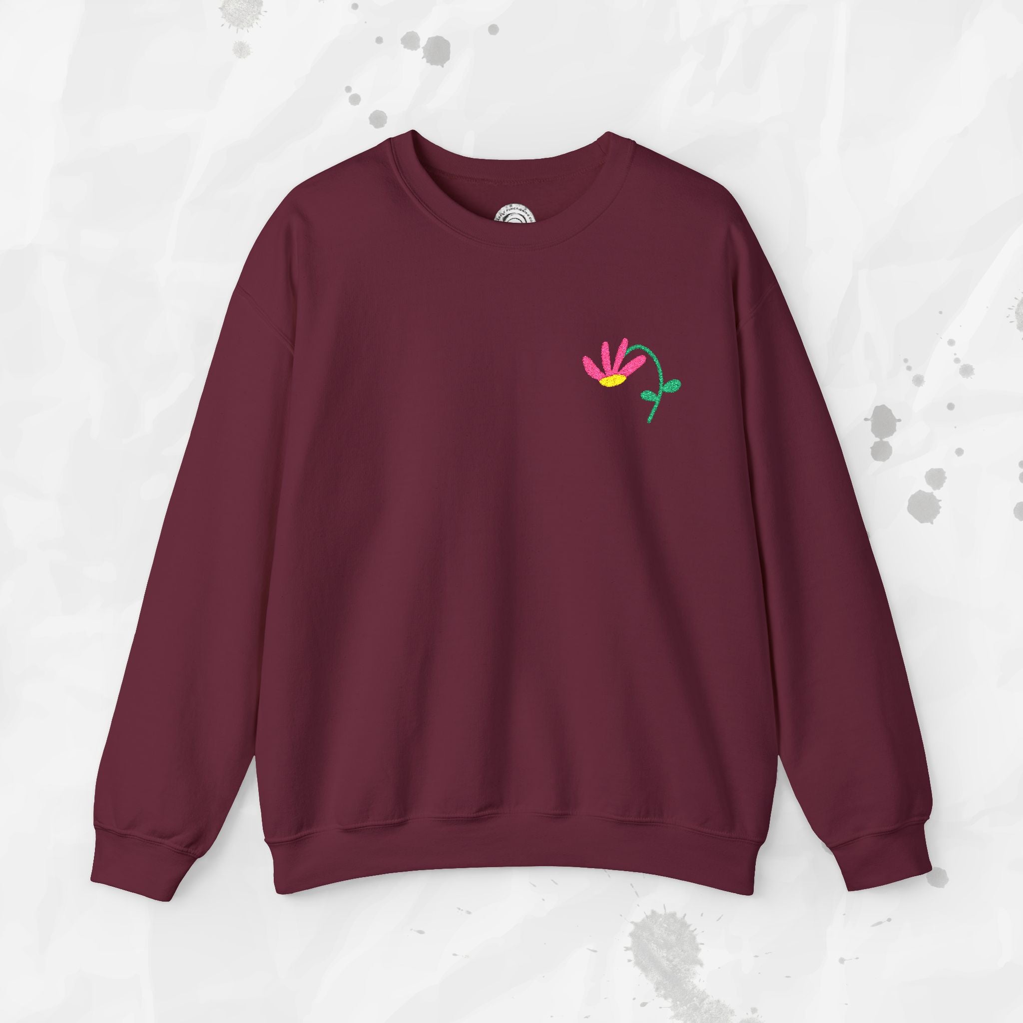Bloom - Embroidered Crewneck Sweatshirt