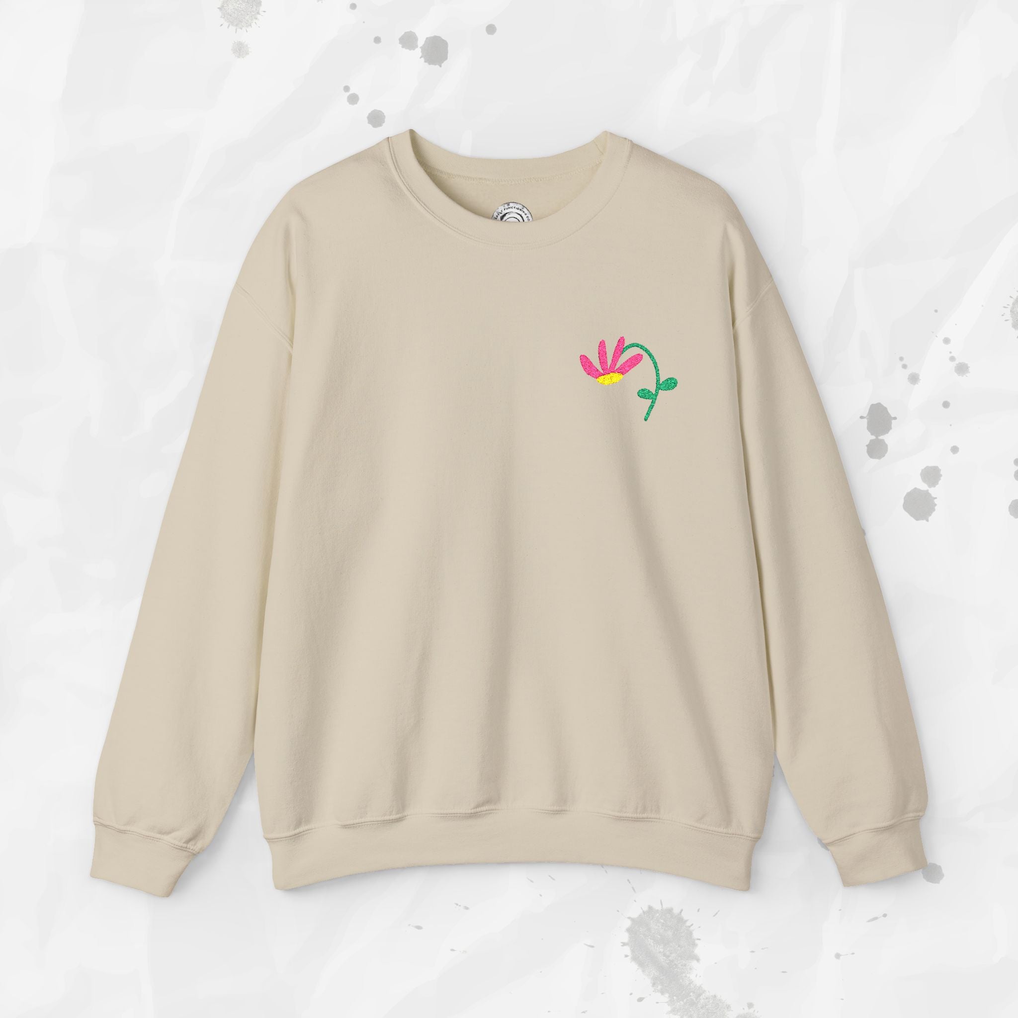 Bloom - Embroidered Crewneck Sweatshirt