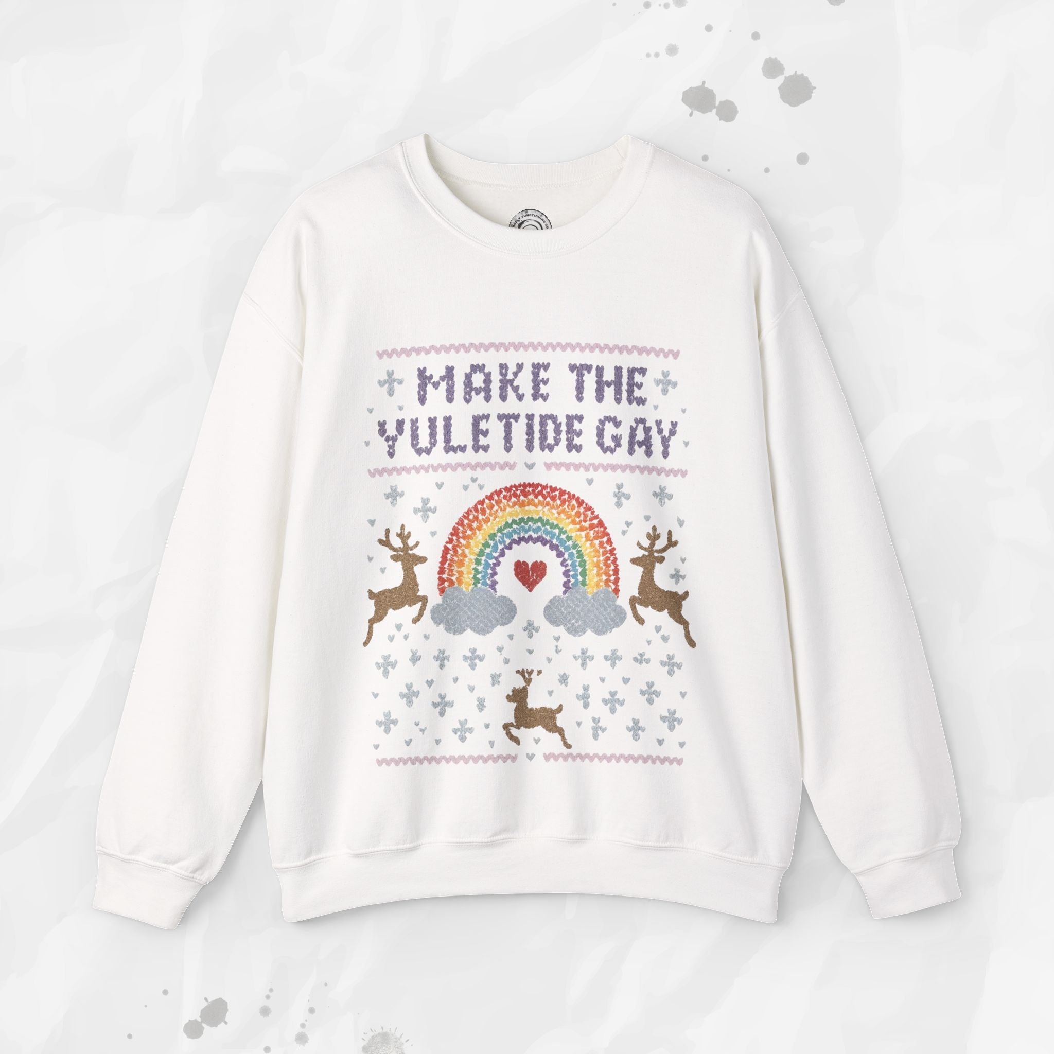 Make the Yuletide Gay – Crewneck Sweatshirt
