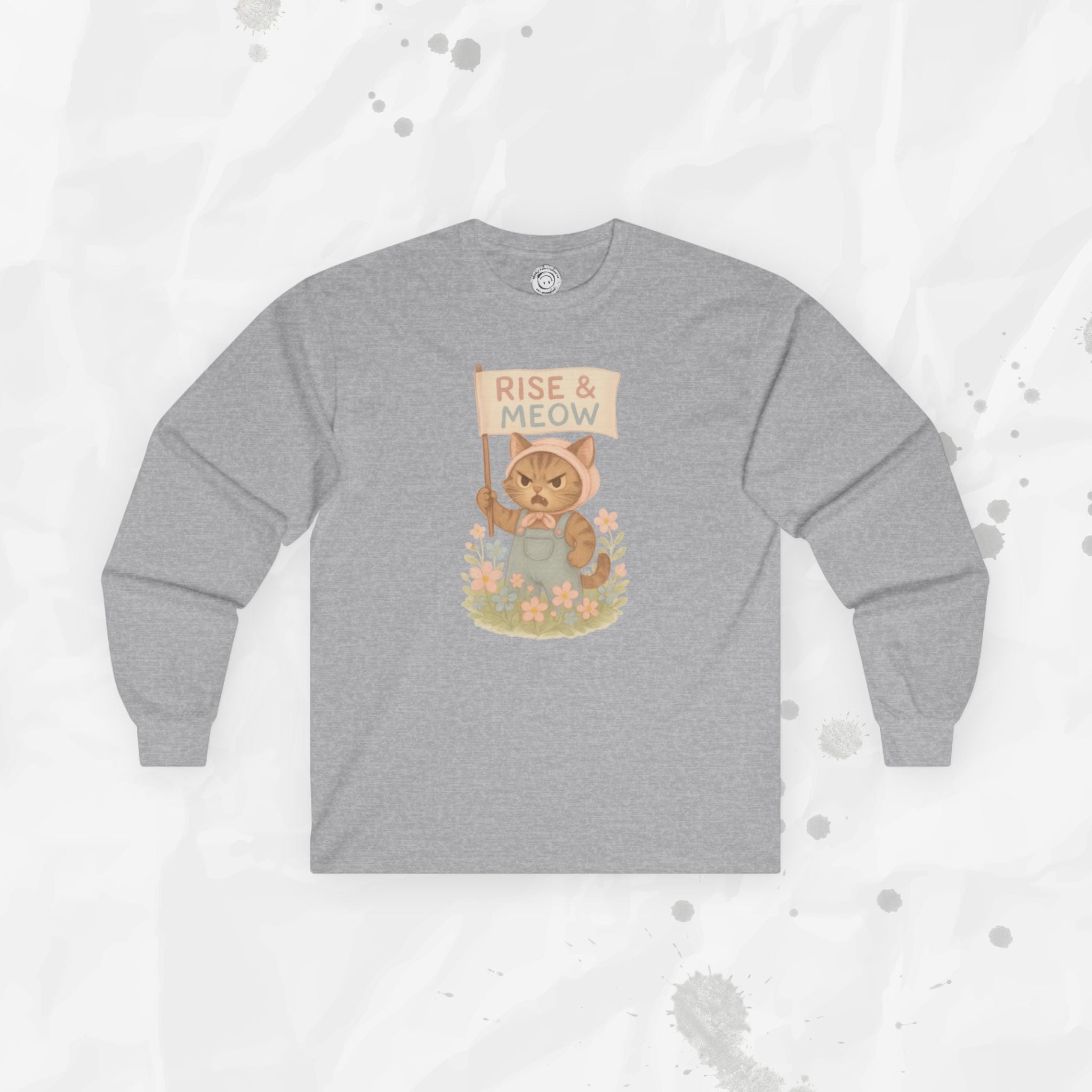 Rise & Meow - Long Sleeve T-Shirt