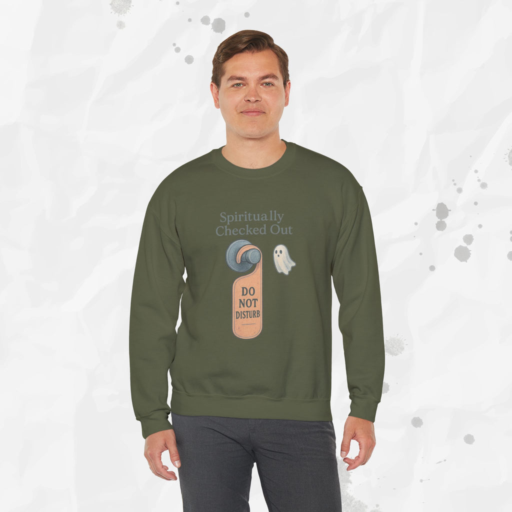 Spiritually Checked Out - Crewneck Sweatshirt