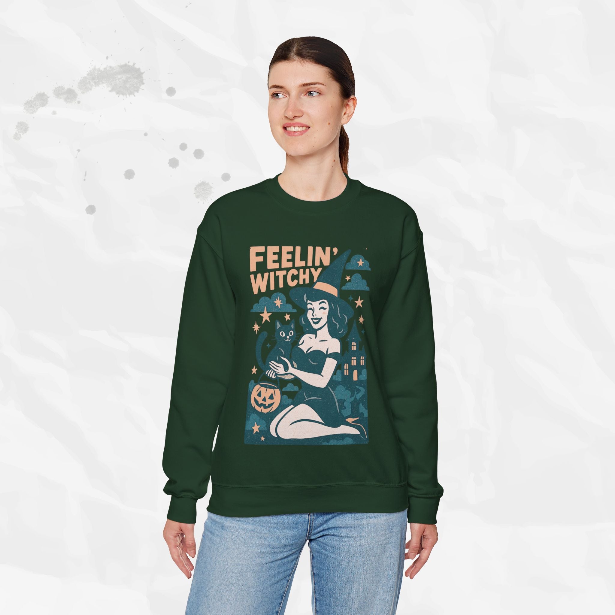 Feelin' Witchy - Crewneck Sweatshirt