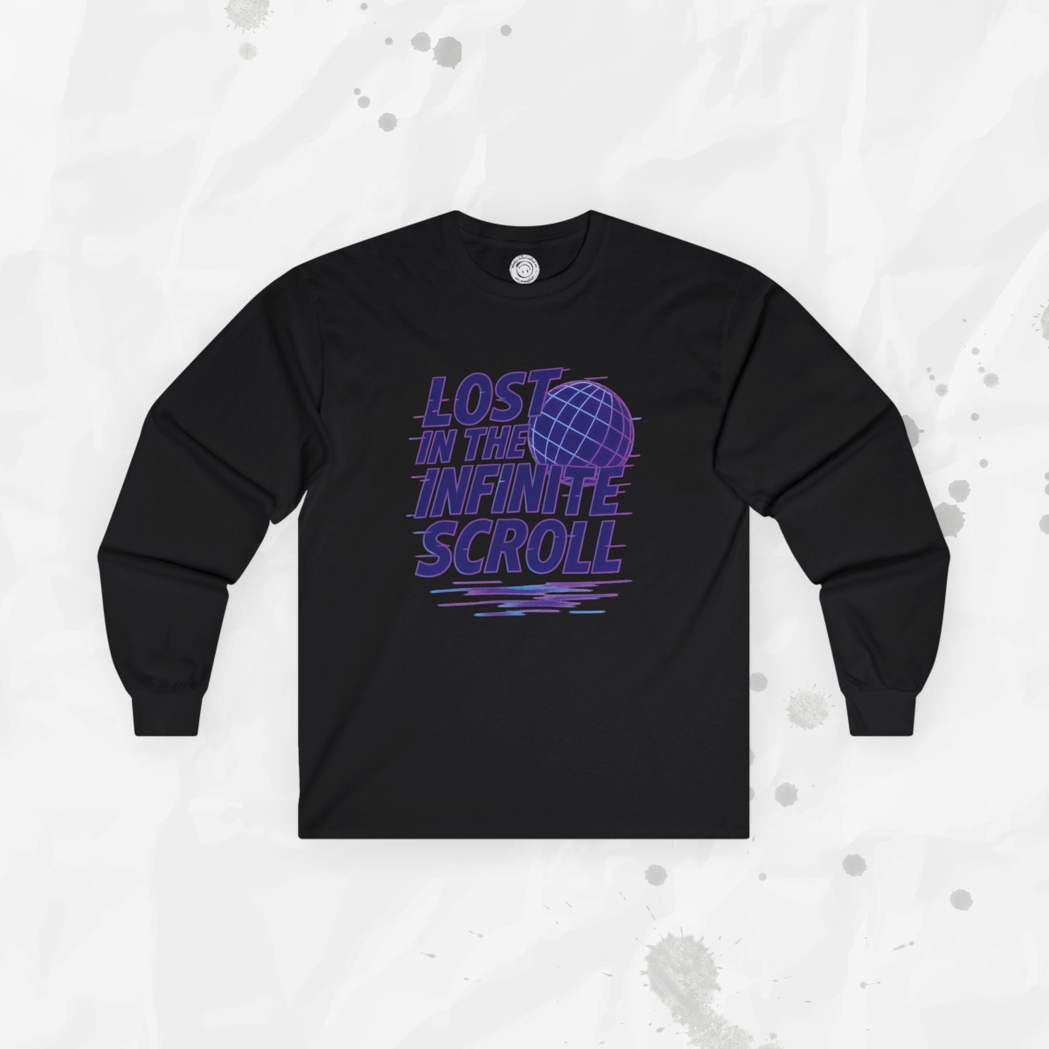 Lost in the Infinite Scroll - Long Sleeve T-Shirt