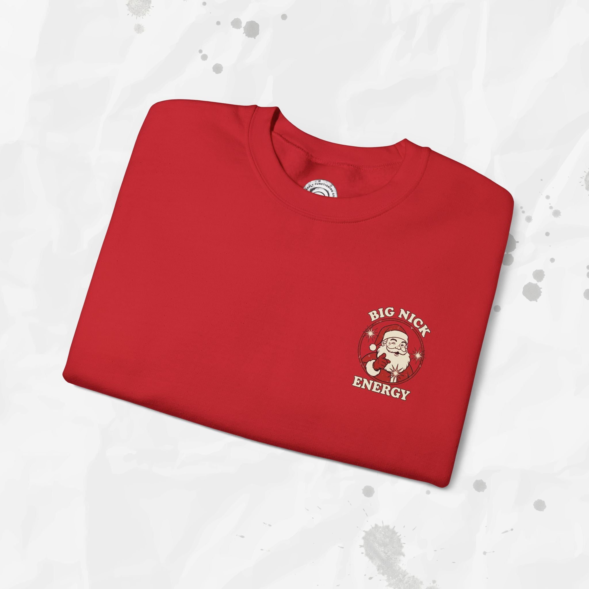 Big Nick Energy – Crewneck Sweatshirt (Pocket Print)