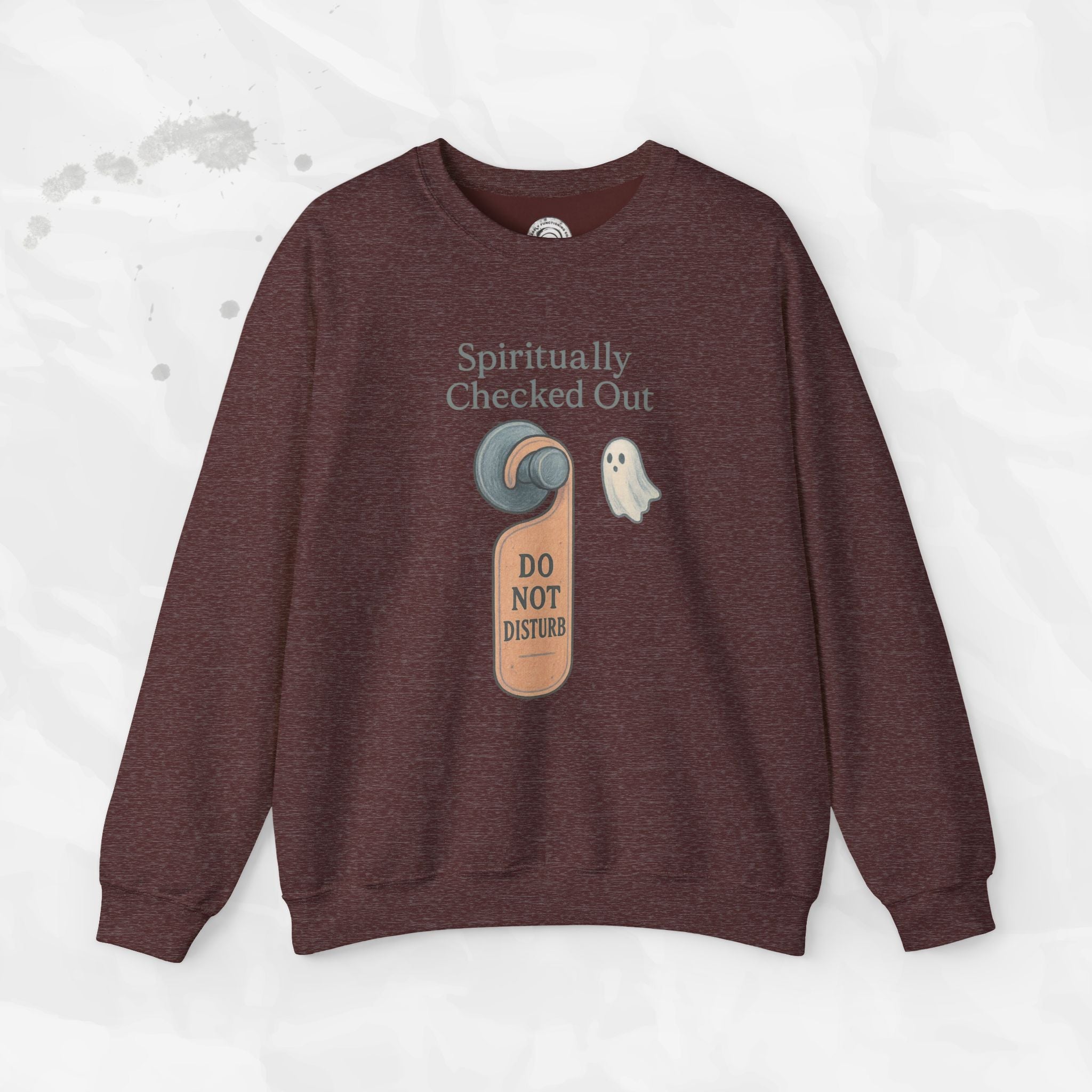 Spiritually Checked Out - Crewneck Sweatshirt