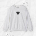 Dripping Heart - Embroidered Crewneck Sweatshirt
