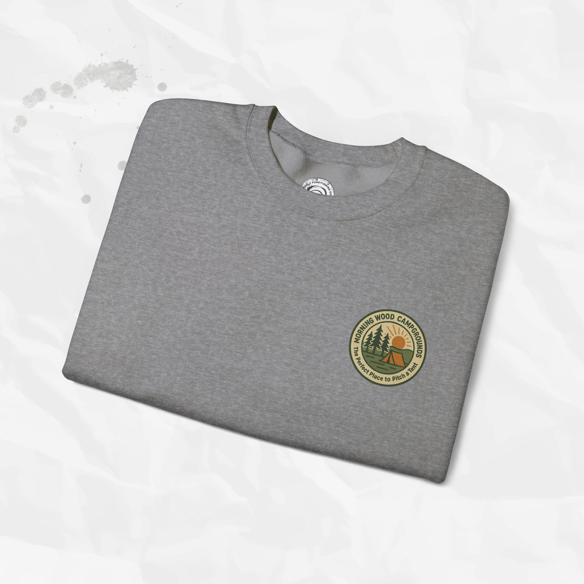 Morning Wood Campgrounds – T-Shirt (Pocket Print)