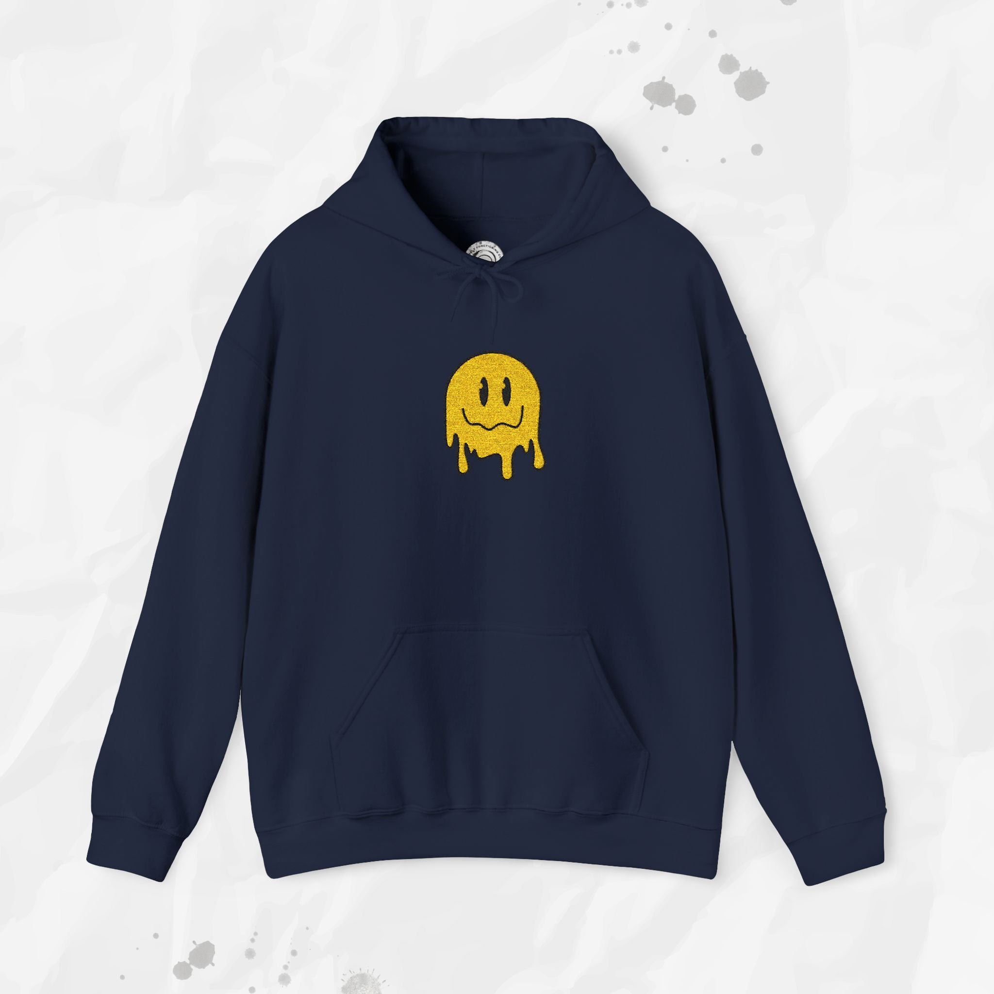Melty Smiley - Embroidered Hoodie
