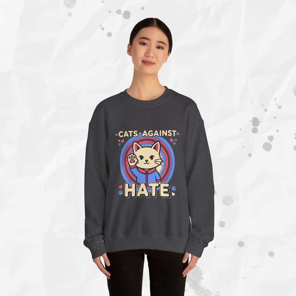 Cats Against Hate – Crewneck Sweatshirt