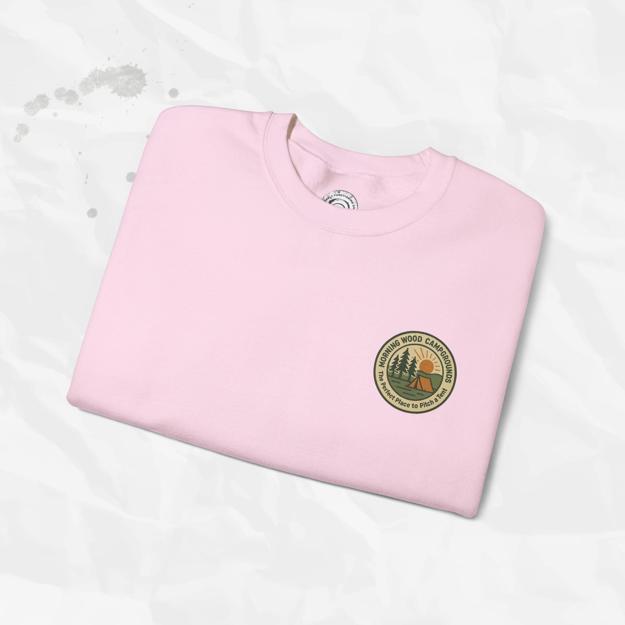 Morning Wood Campgrounds – T-Shirt (Pocket Print)