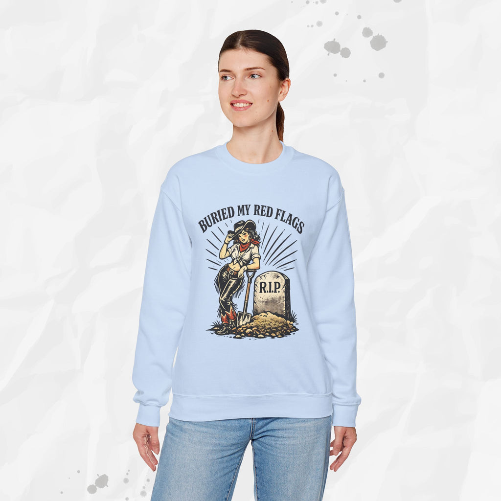 Buried My Red Flags – Crewneck Sweatshirt