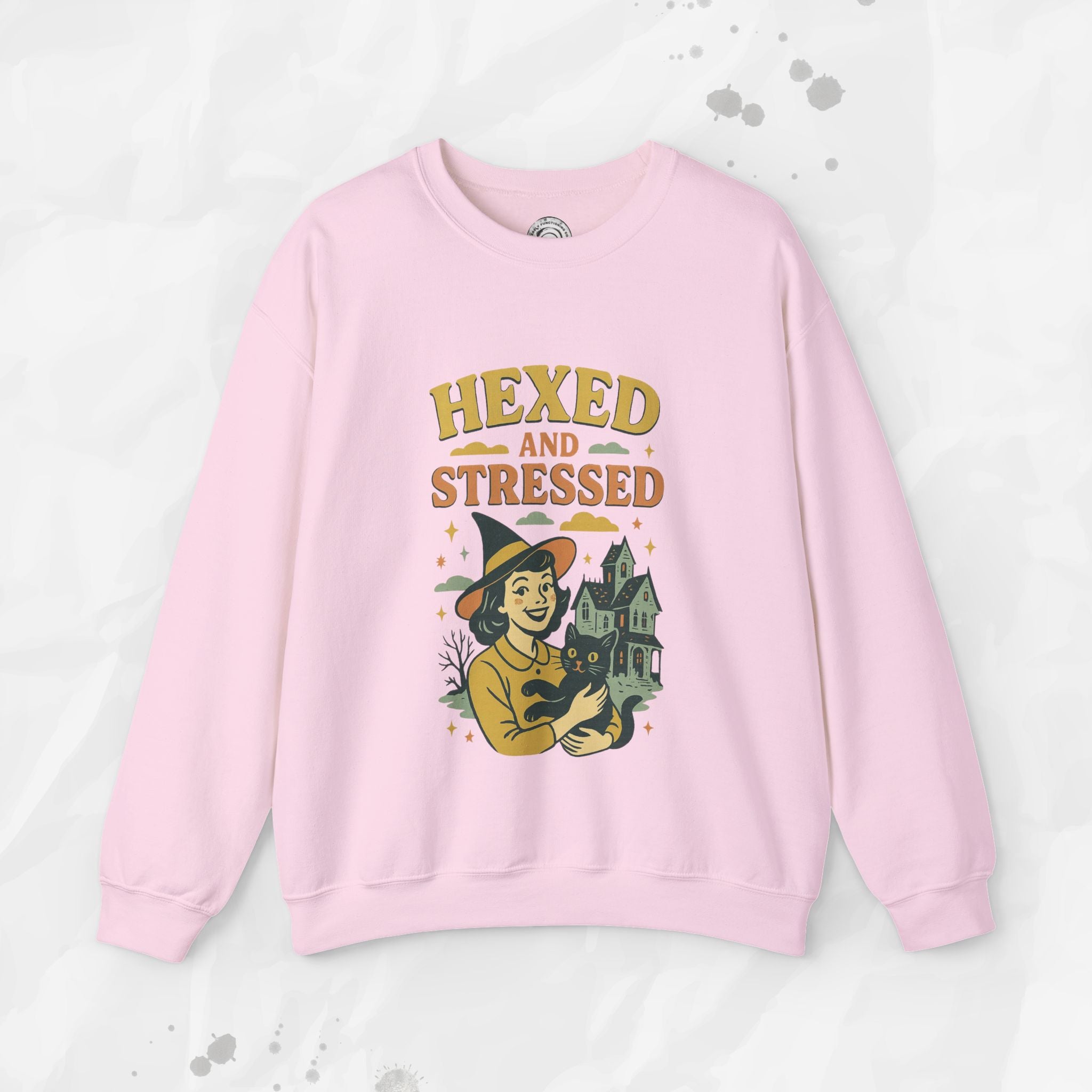 Hexed and Stressed – Crewneck Sweatshirt