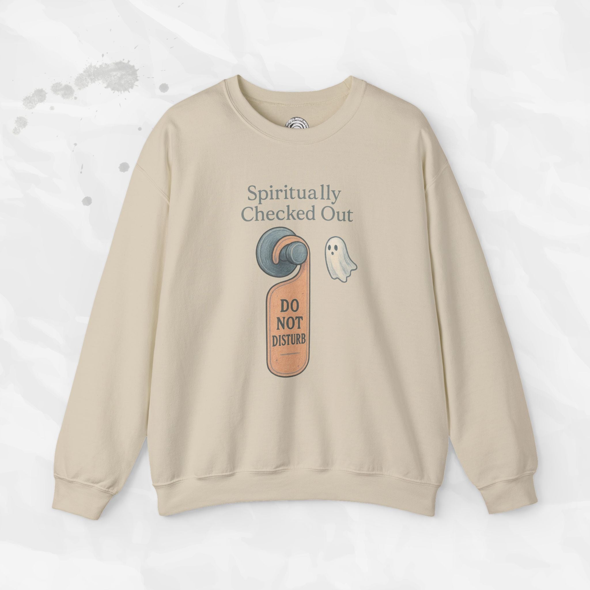 Spiritually Checked Out - Crewneck Sweatshirt