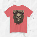 Camiseta con calavera de monstera