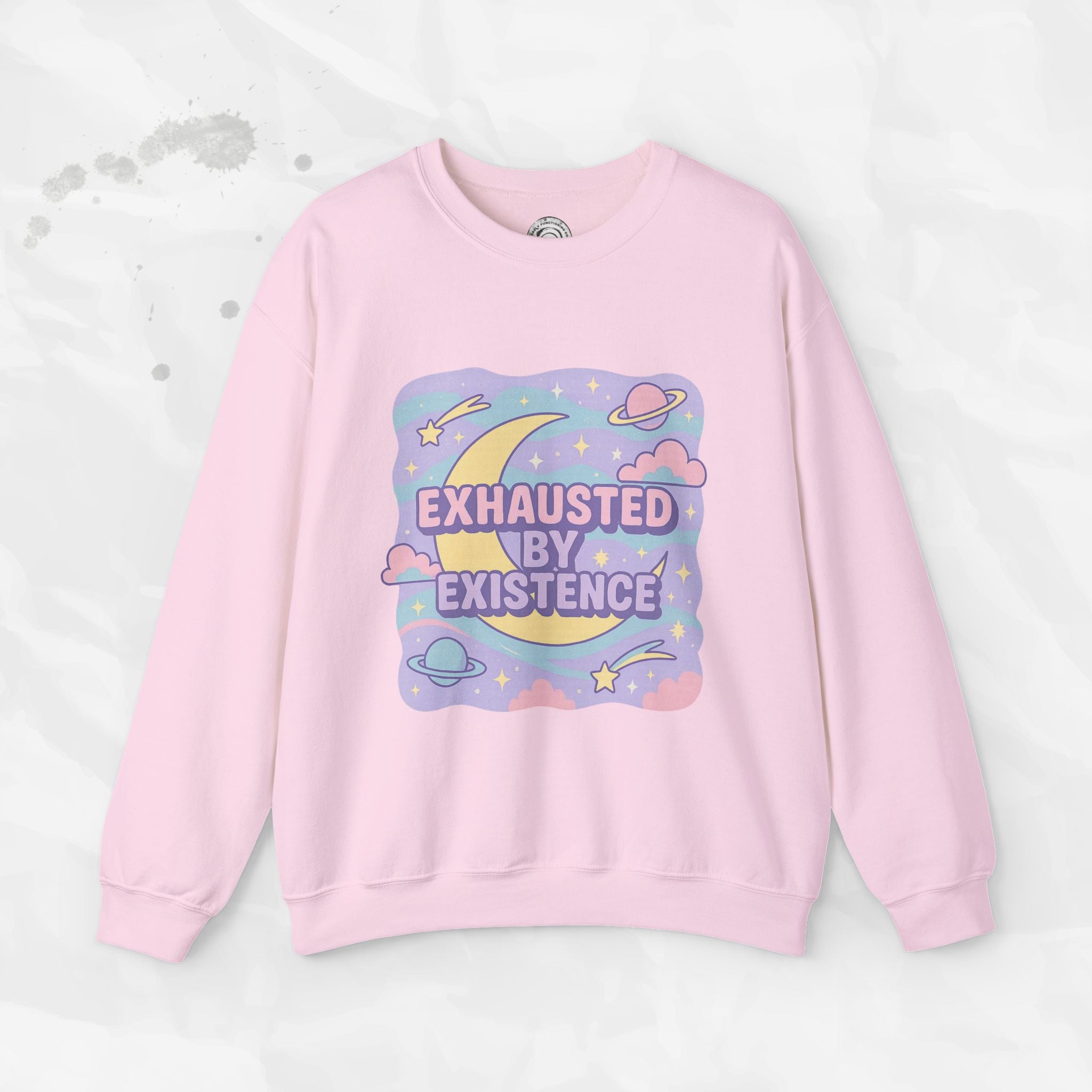 Exhausted by Existence - Crewneck Sweatshirt