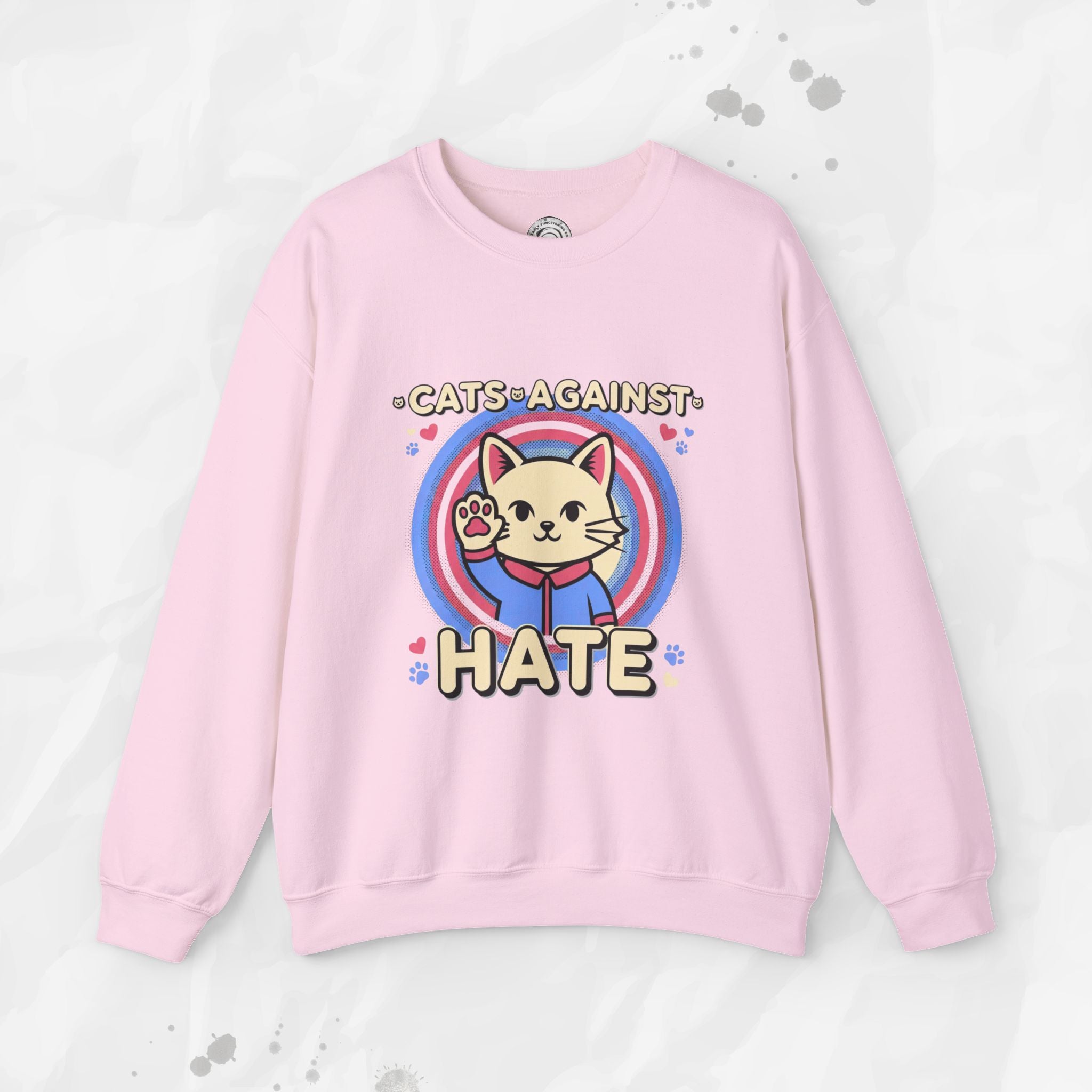 Cats Against Hate – Crewneck Sweatshirt