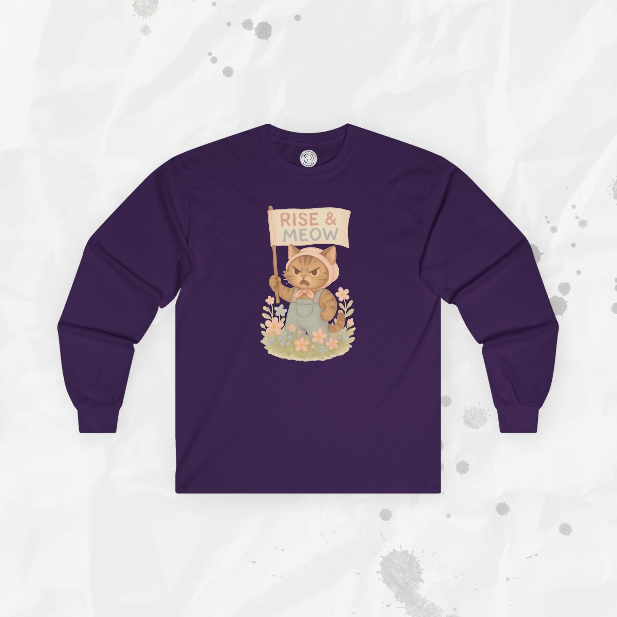 Rise & Meow - Long Sleeve T-Shirt