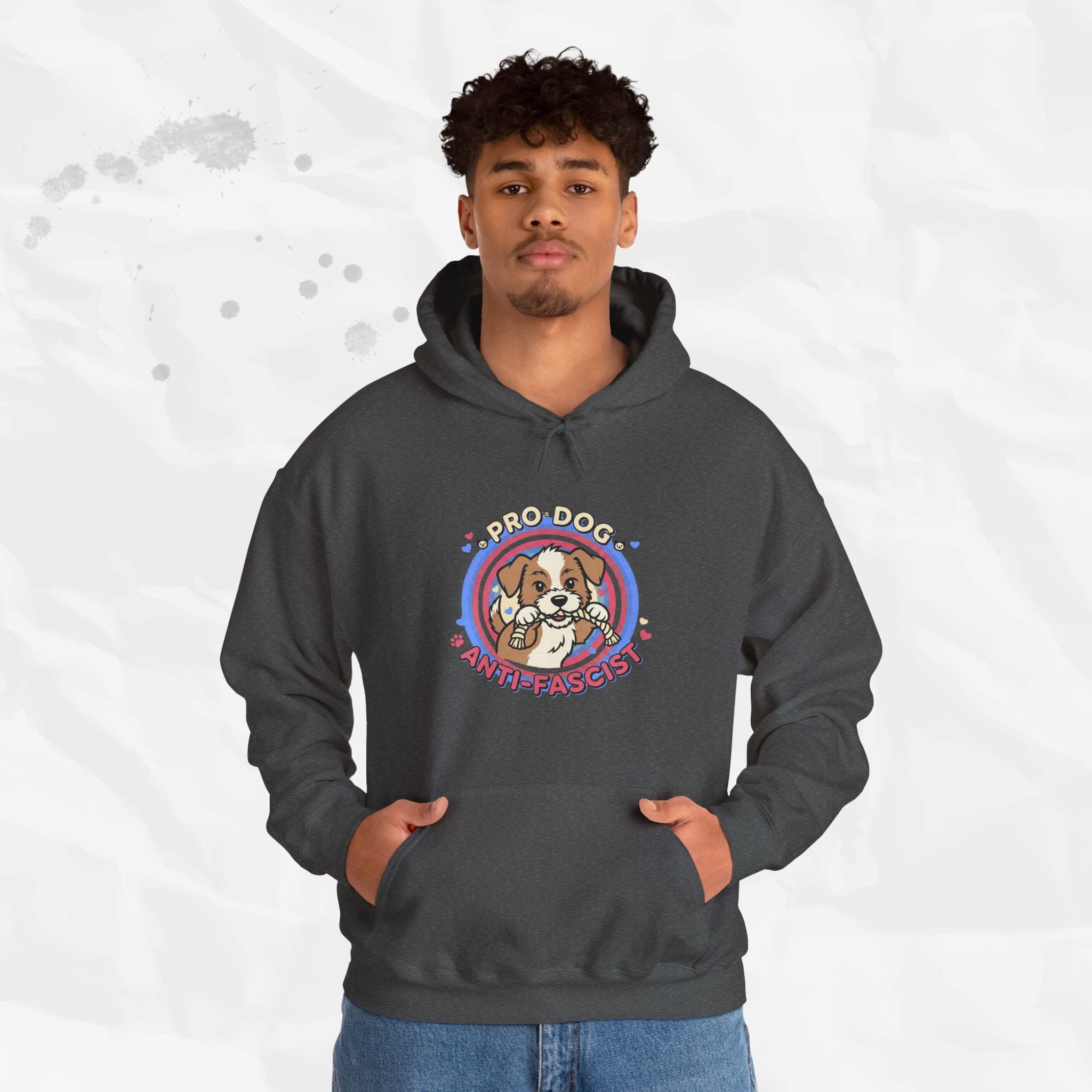 Pro Dog Anti-Fascist – Hoodie