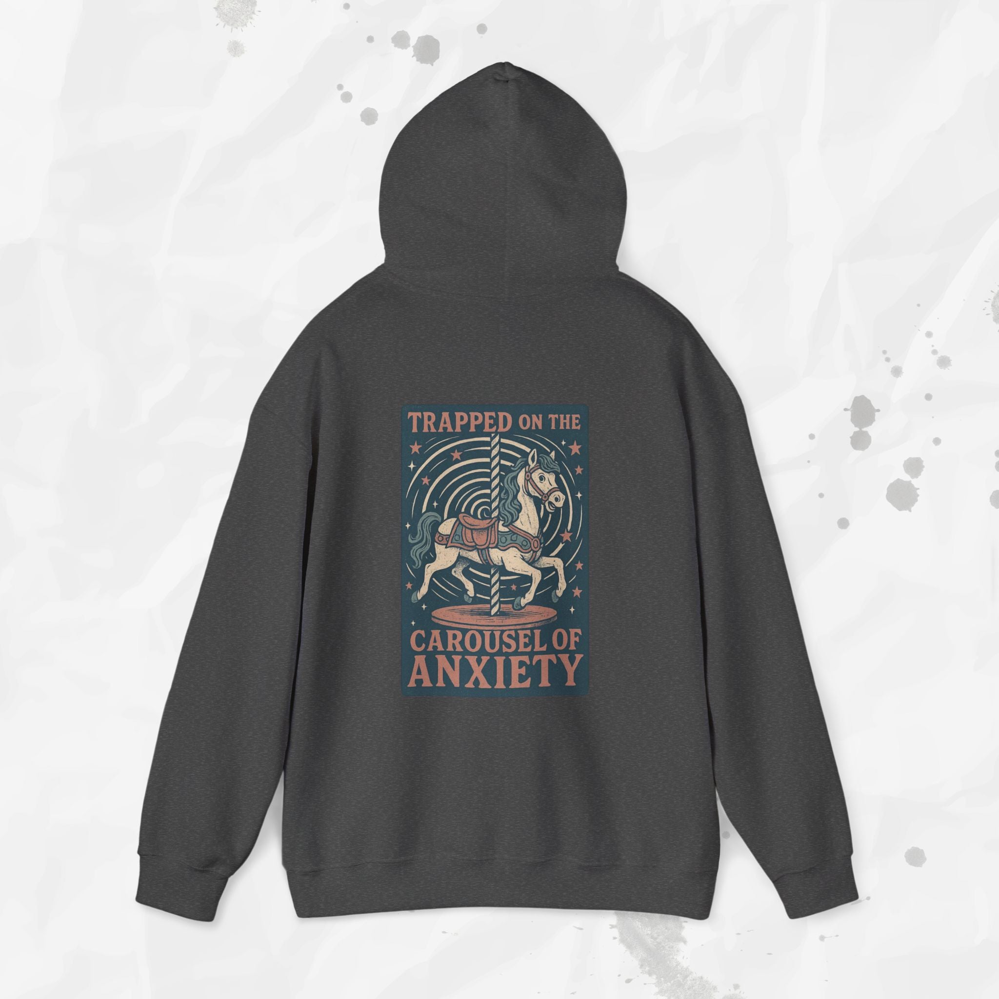 Trapped on the Carousel of Anxiety - Hoodie