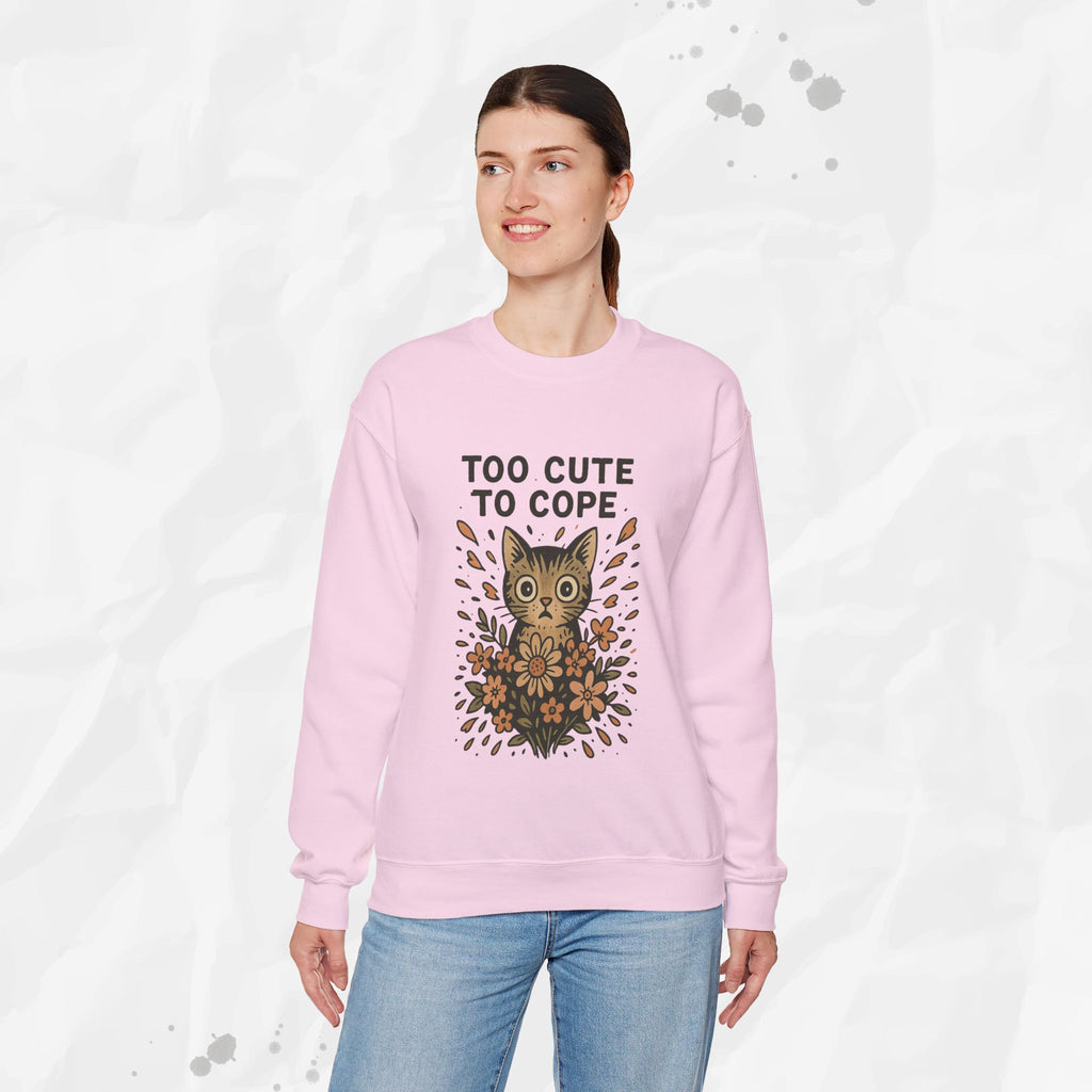 Too Cute to Cope - Crewneck Sweatshirt