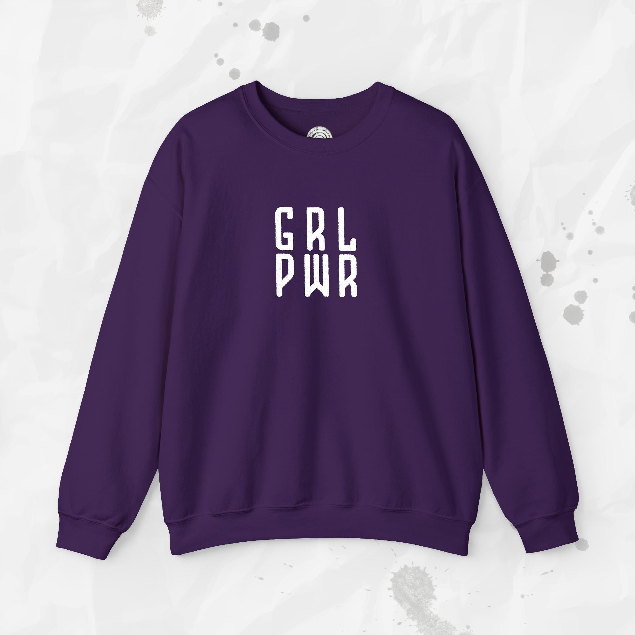 GRL PWR - Embroidered Crewneck Sweatshirt