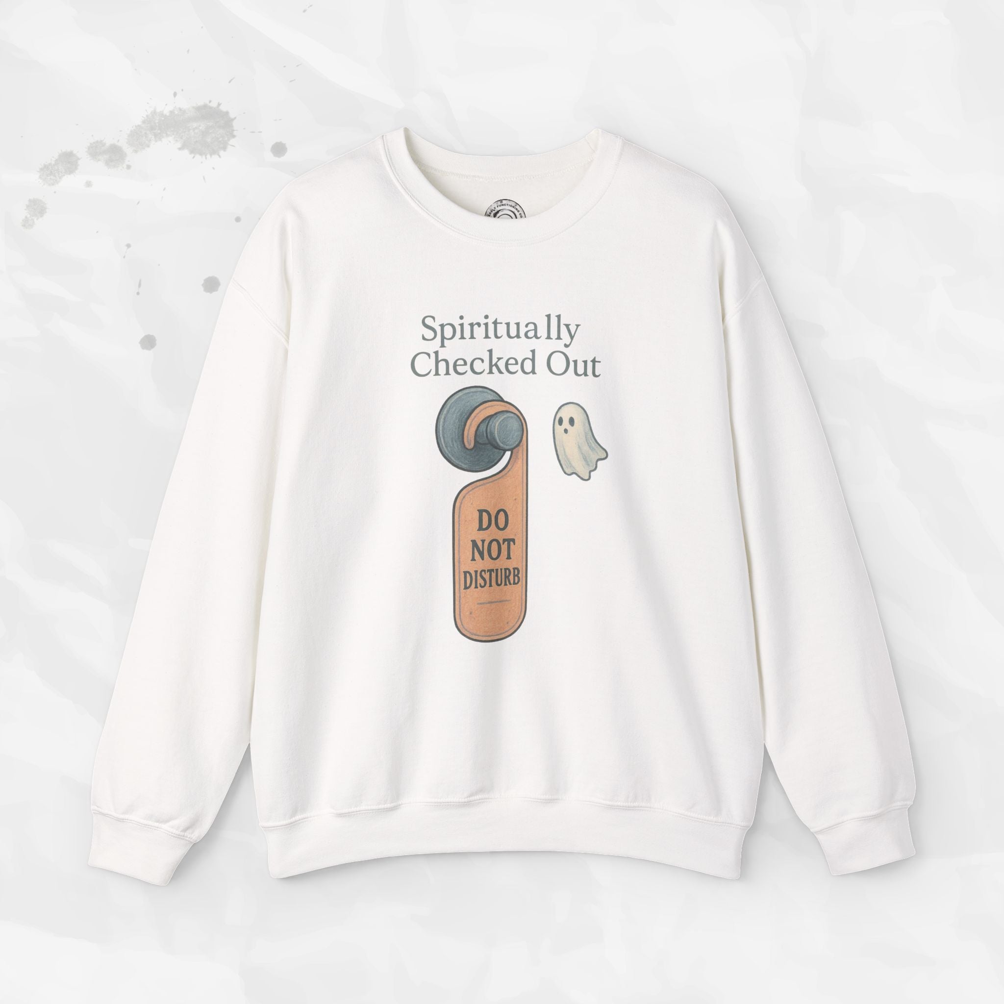 Spiritually Checked Out - Crewneck Sweatshirt